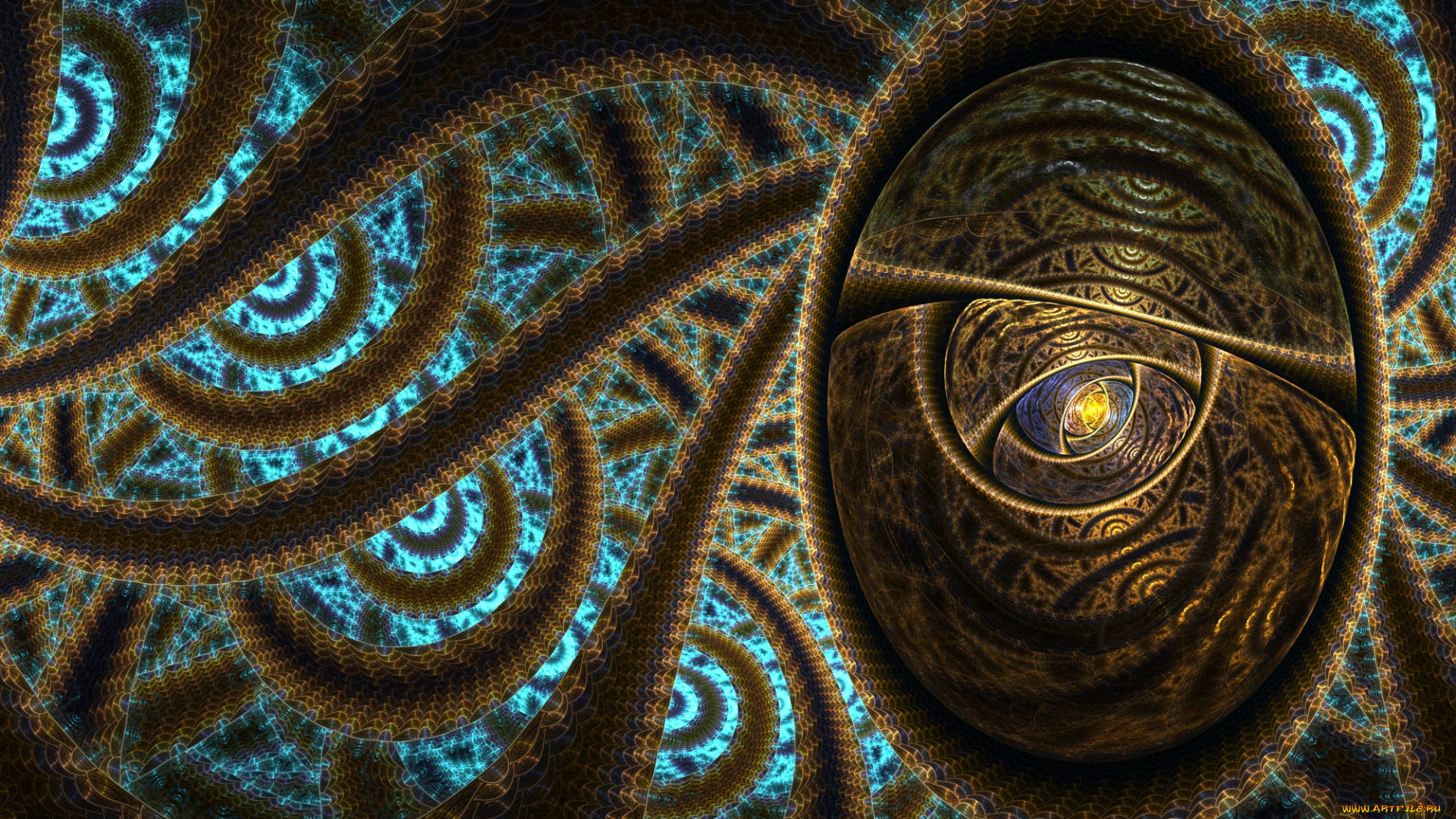 3д, графика, фракталы, , fractal, фон, цвета, узор