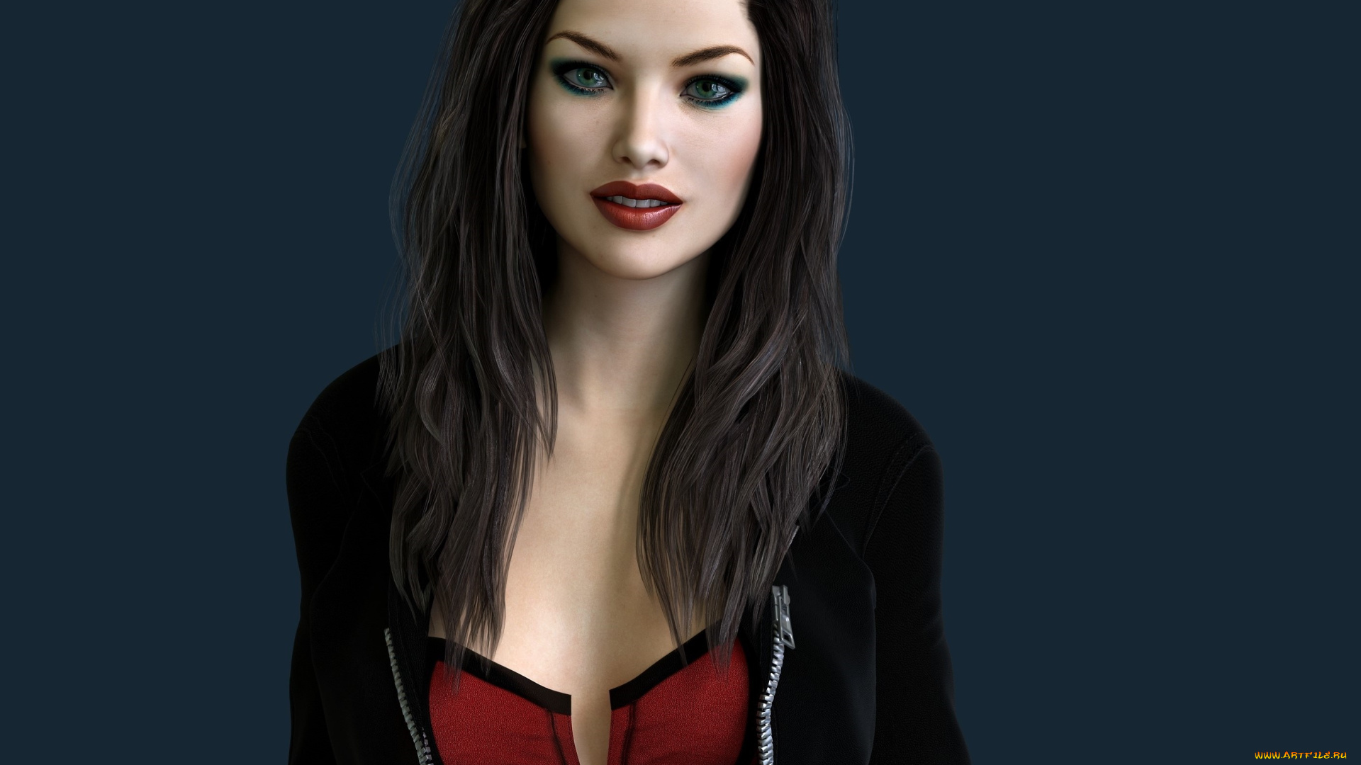 3д, графика, люди, , people, фон, взгляд, девушка