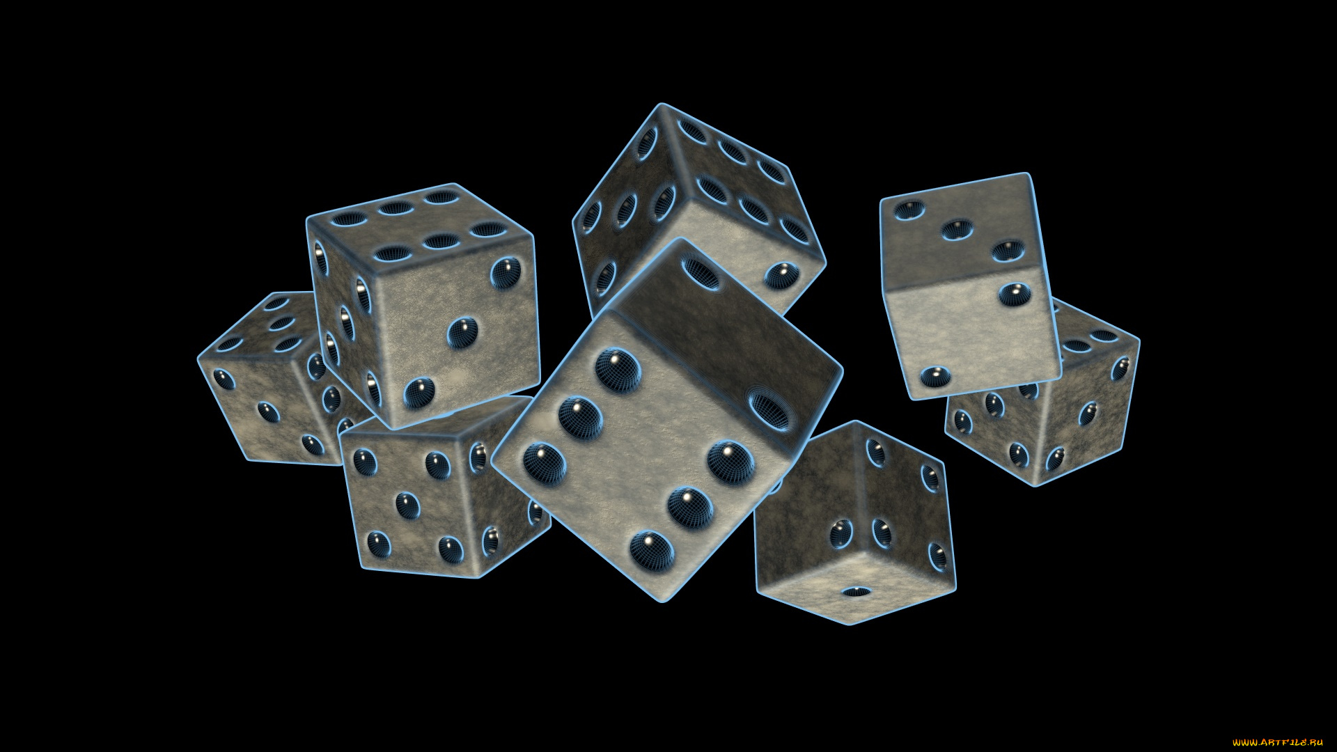 3д, графика, моделирование, , modeling, кубики, фон, цвет