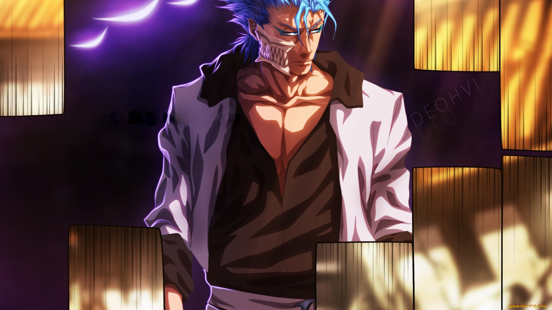 аниме, bleach, гриммджоу, блич