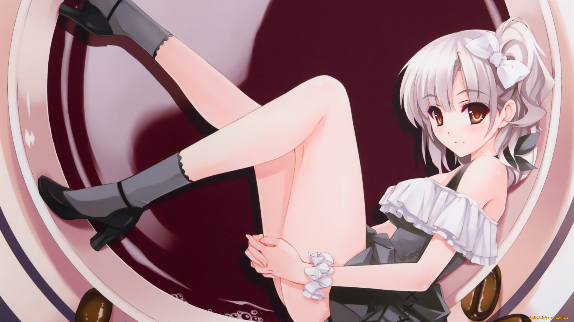 аниме, unknown, , другое, девушка, арт, misaki, kurehito, ноги