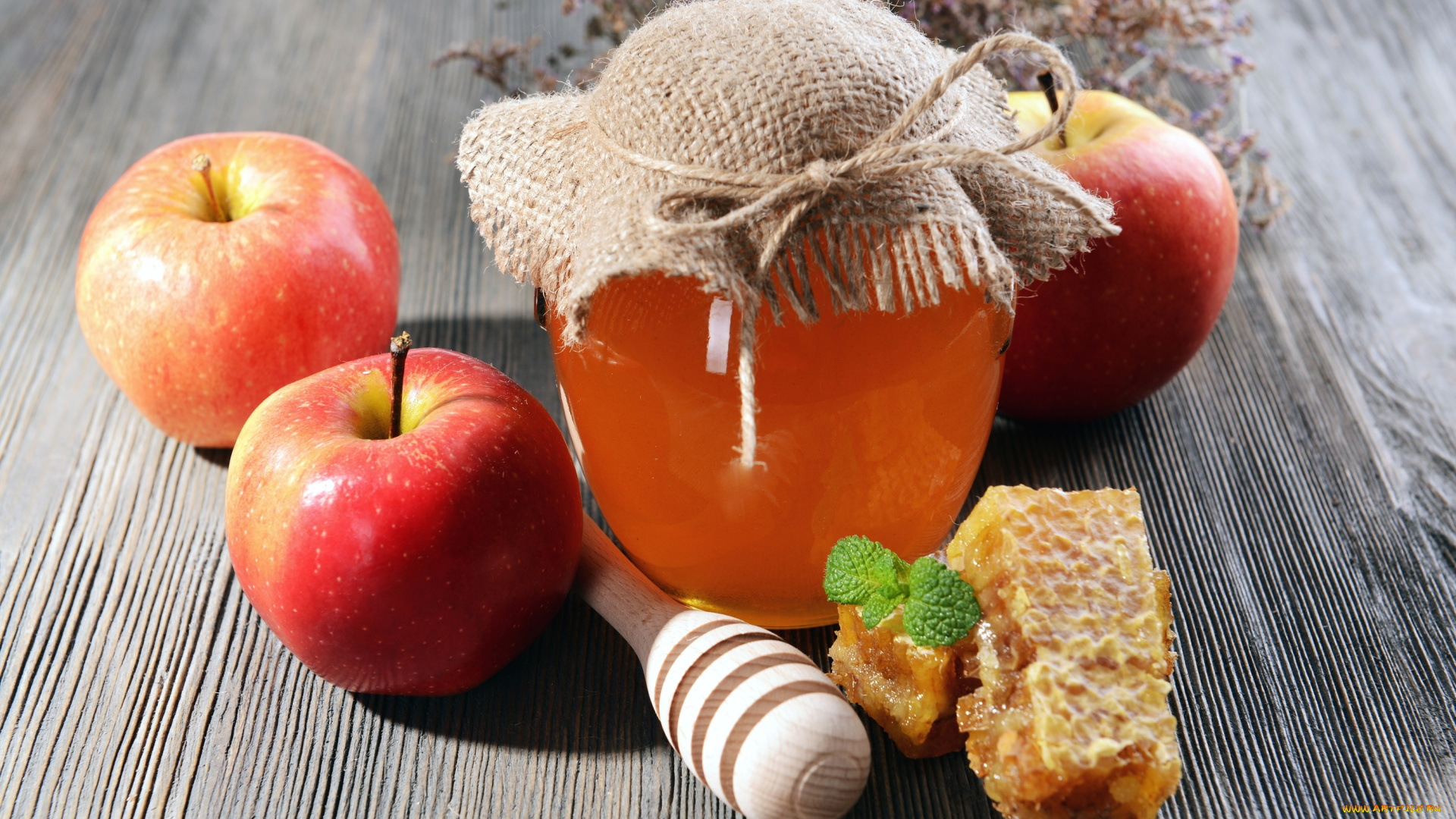 еда, мёд, , варенье, , повидло, , джем, банка, соты, мед, яблоки