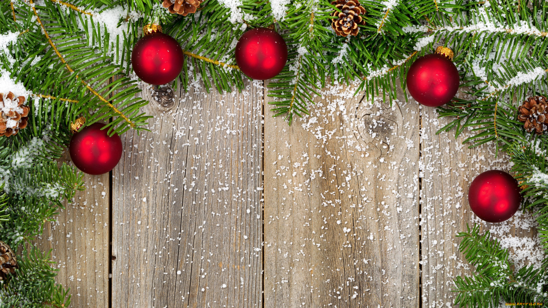 праздничные, шары, новый, год, winter, new, year, spruce, decoration, украшения, ветки, ель