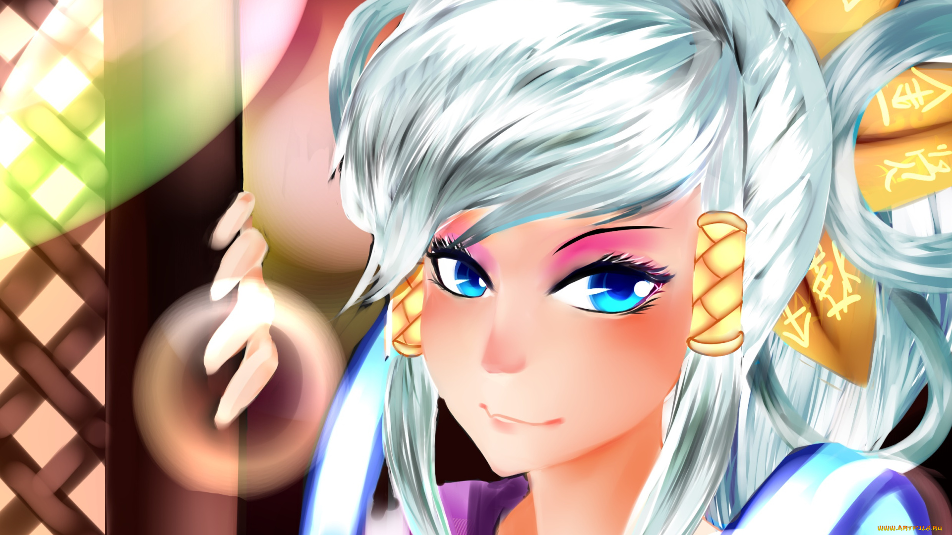 разное, арты, фон, взгляд, девушка