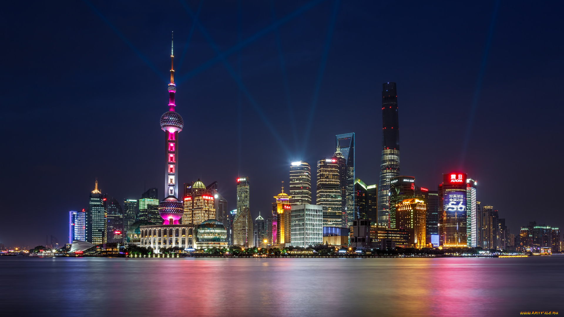 shanghai, , china, города, шанхай, , китай, башня, небоскребы, река