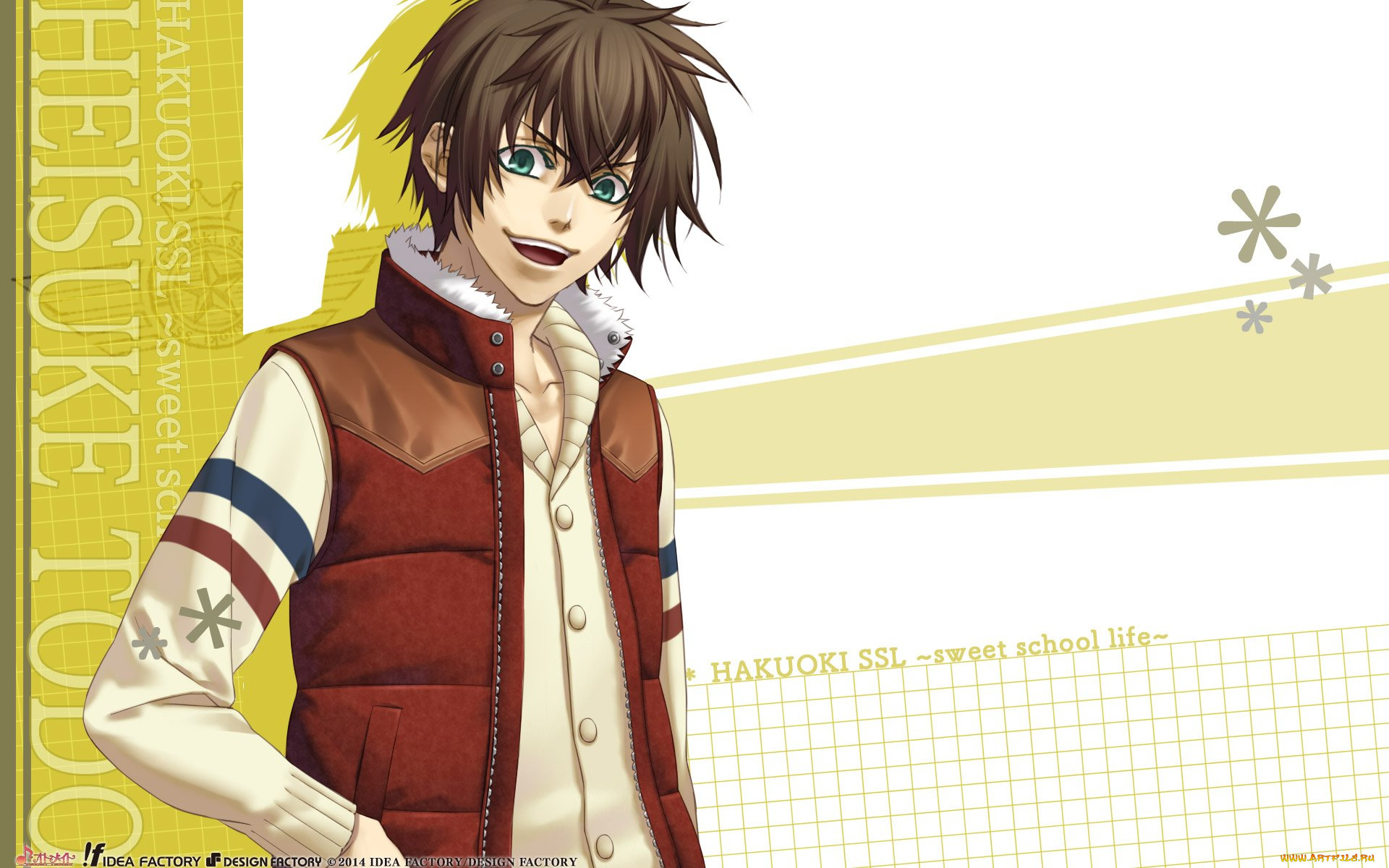 аниме, hakuoki, парень, фон