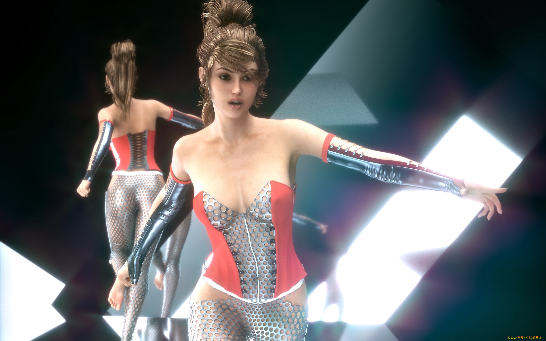 3д, графика, люди, , people, взгляд, девушка, фон