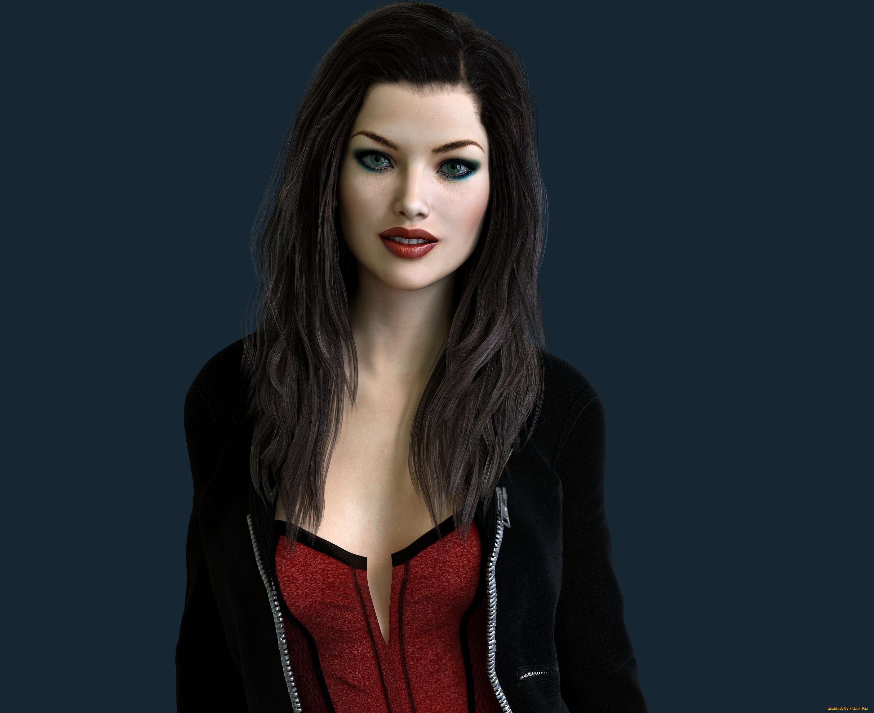 3д, графика, люди, , people, фон, взгляд, девушка