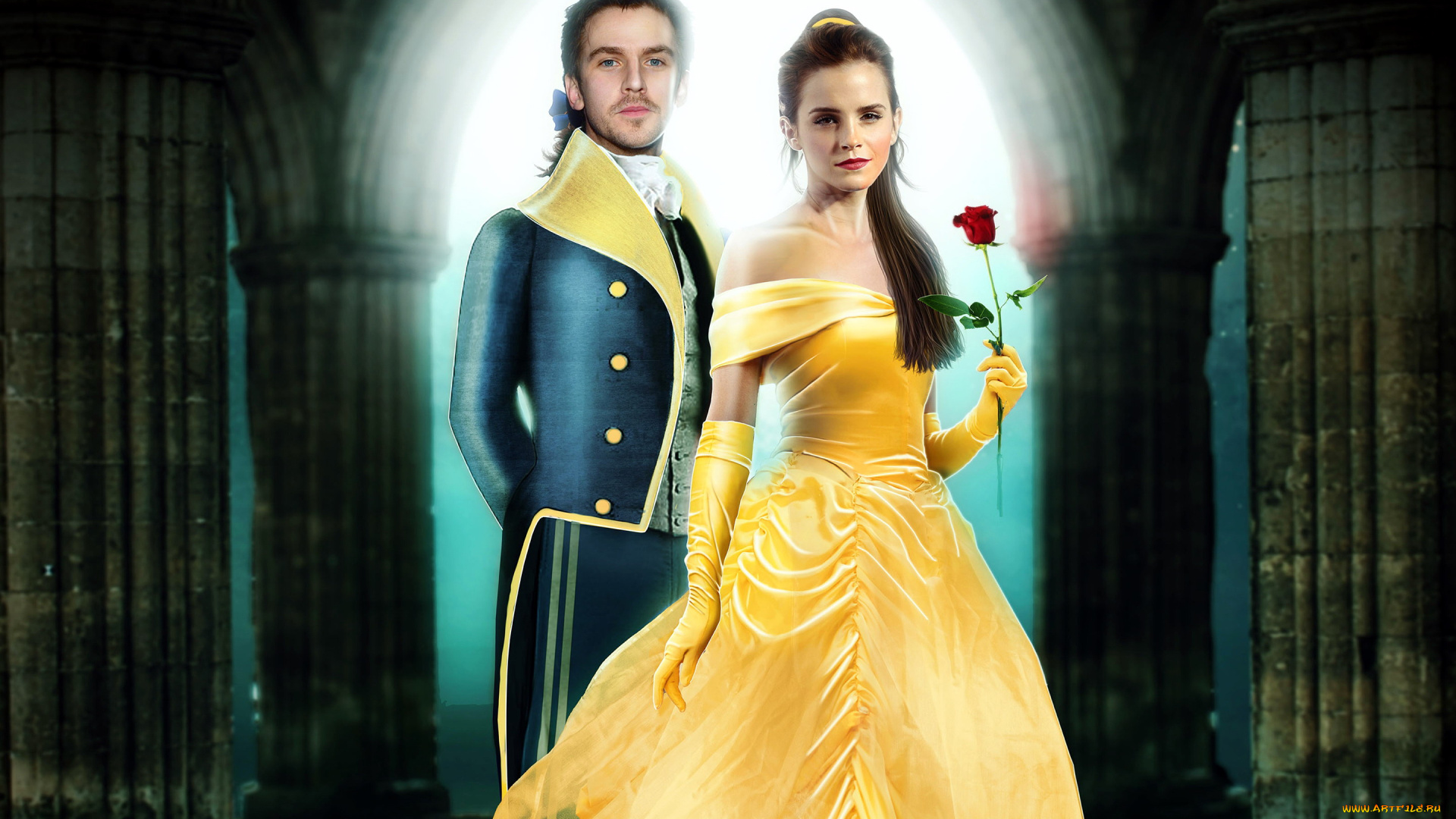 кино, фильмы, beauty, and, the, beast, emma, stevens, dan, watson