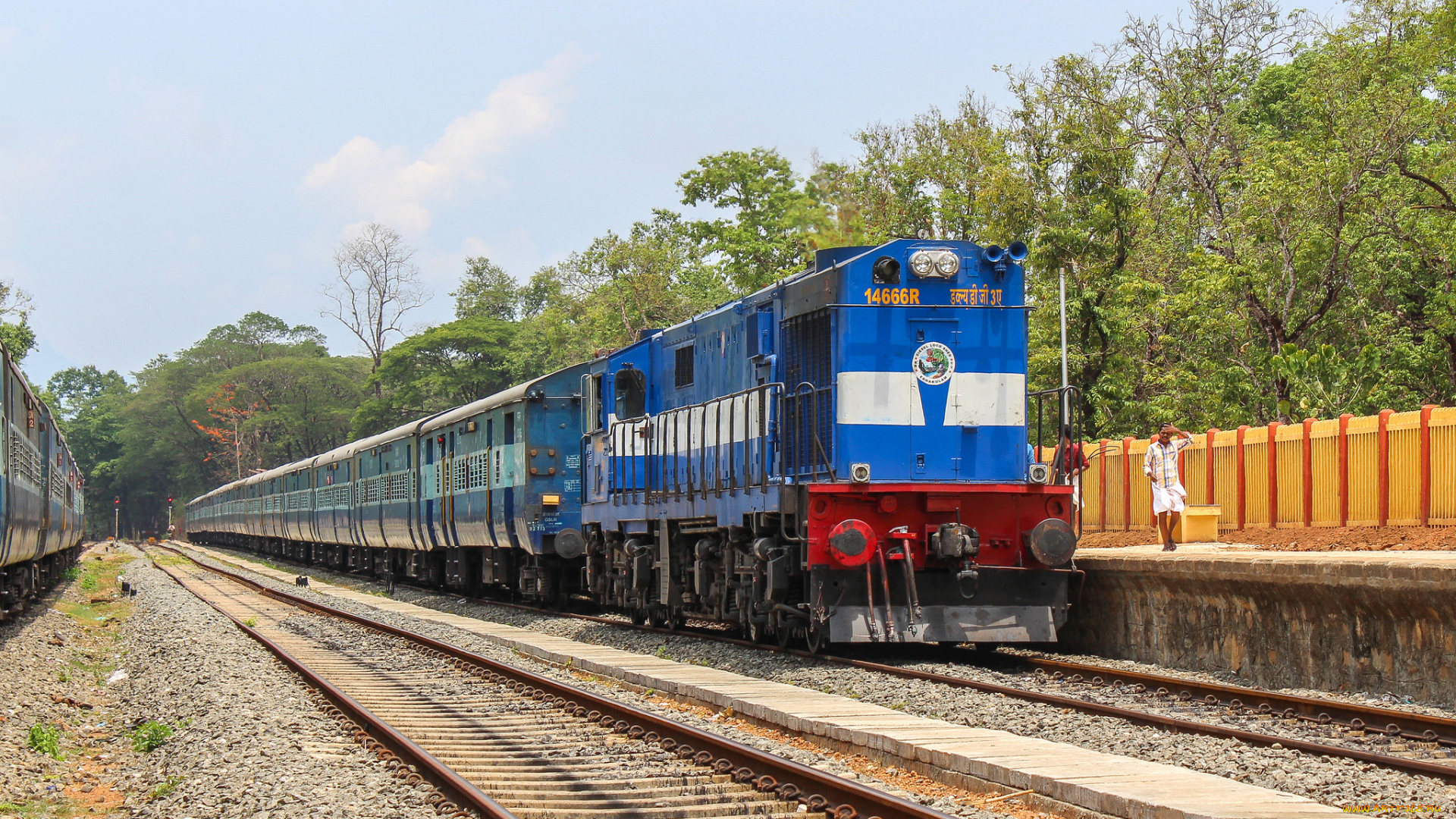 техника, поезда, состав, локомотив, рельсы