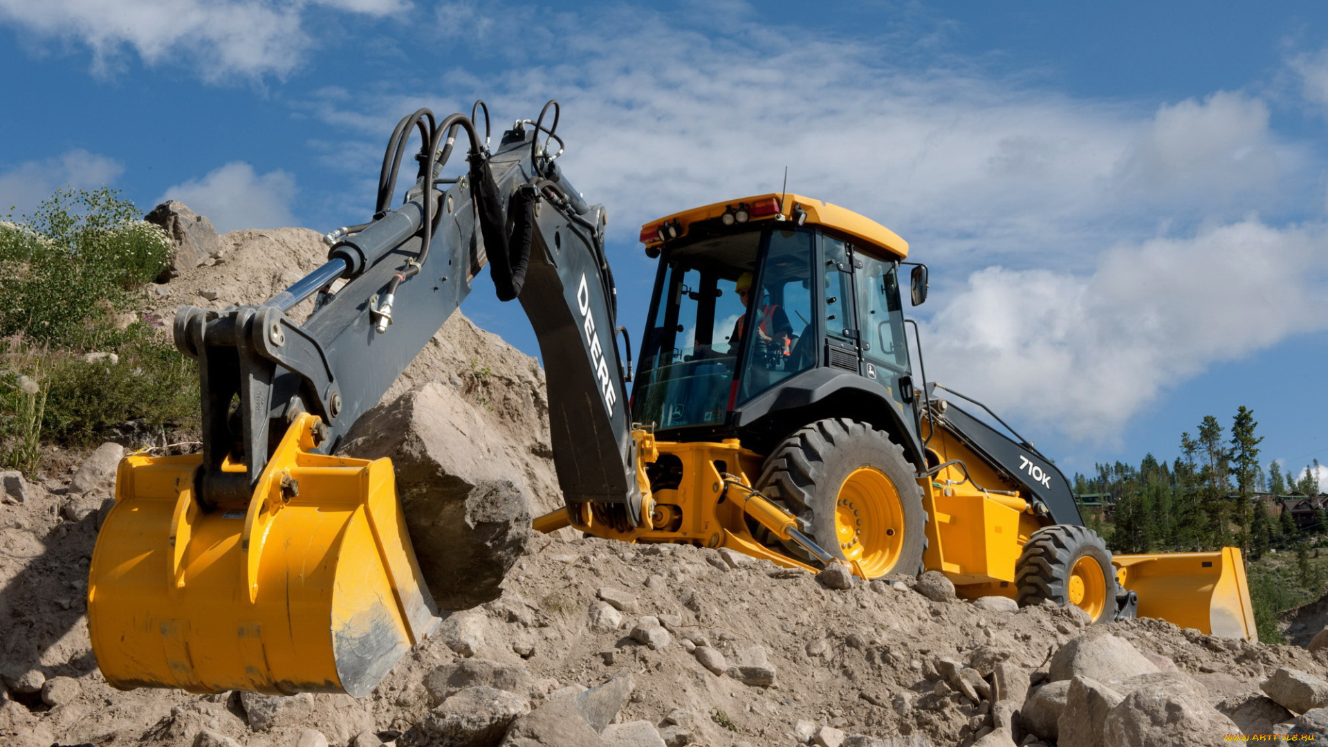 техника, тракторы, john, deere