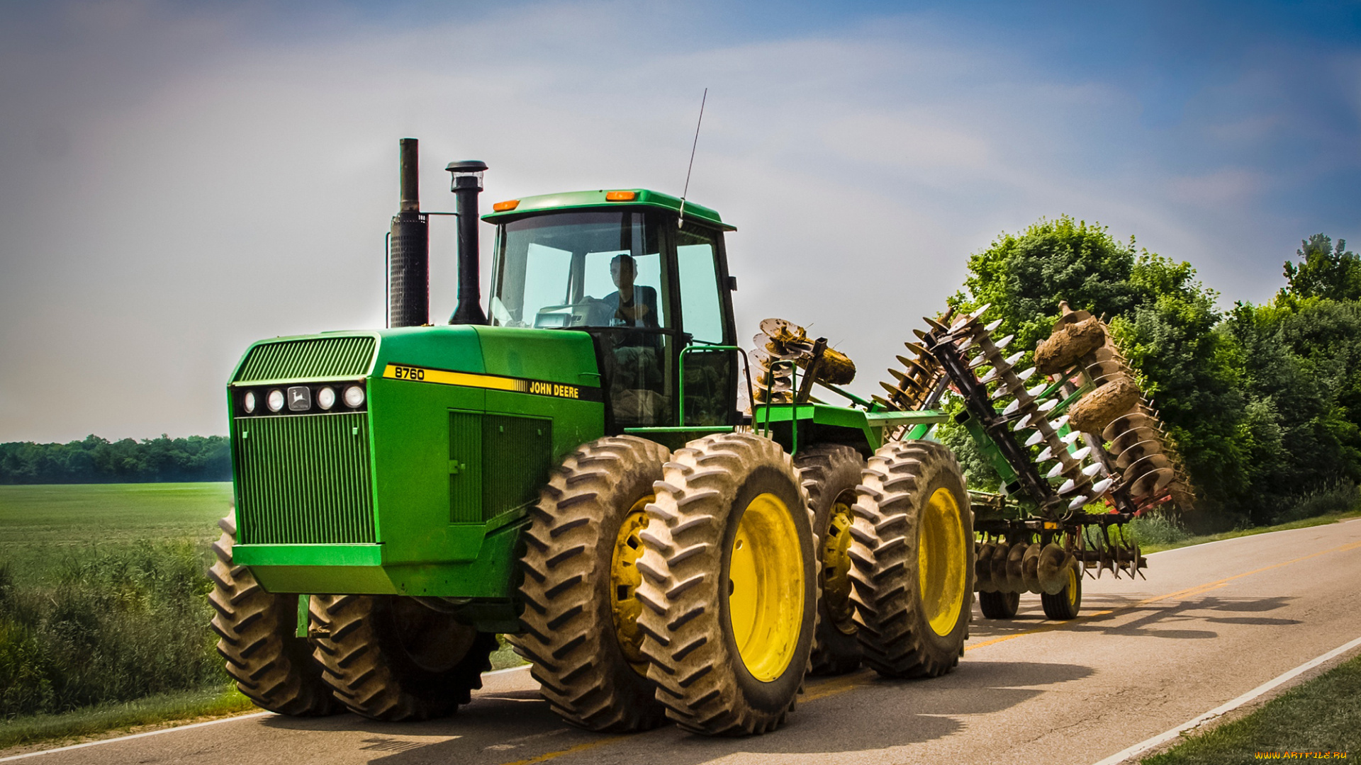 техника, тракторы, john, deere