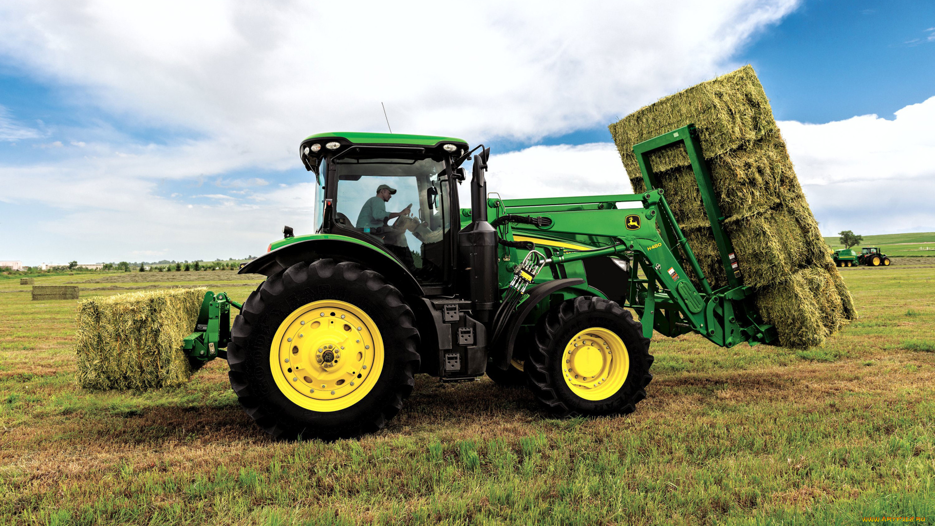 техника, тракторы, john, deere