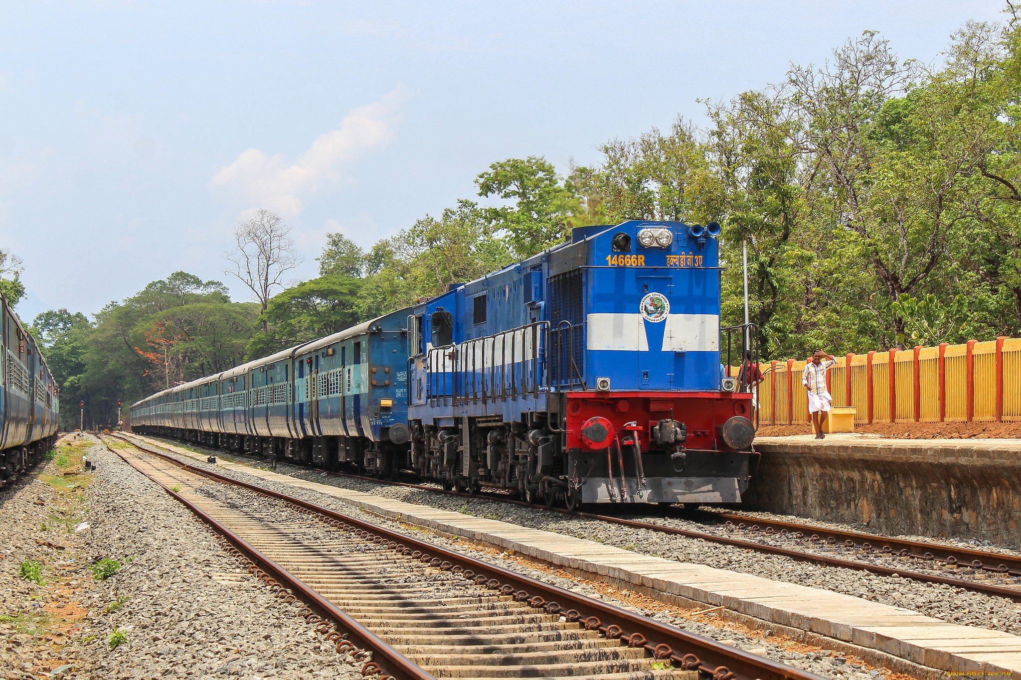 техника, поезда, состав, локомотив, рельсы