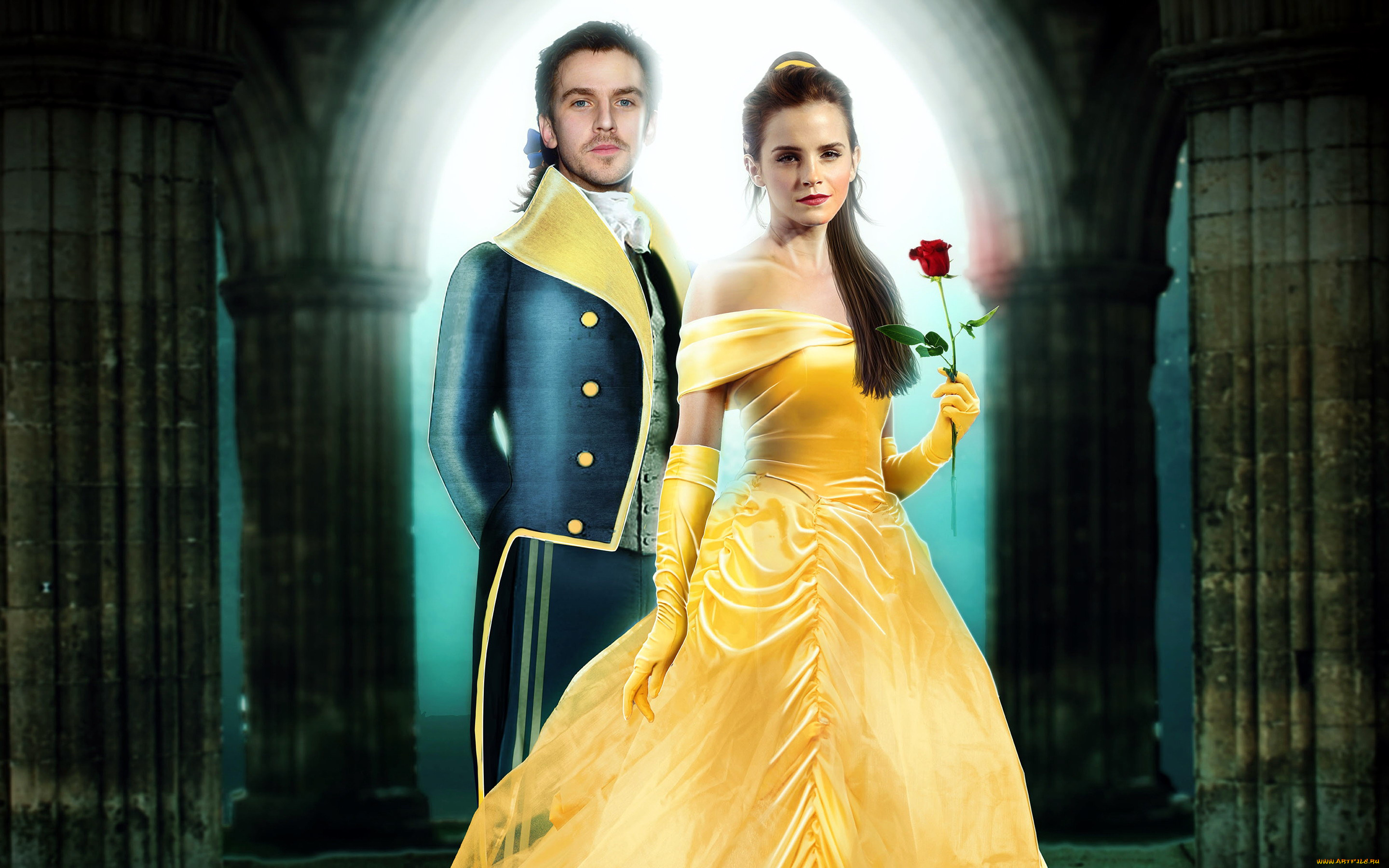 кино, фильмы, beauty, and, the, beast, emma, stevens, dan, watson