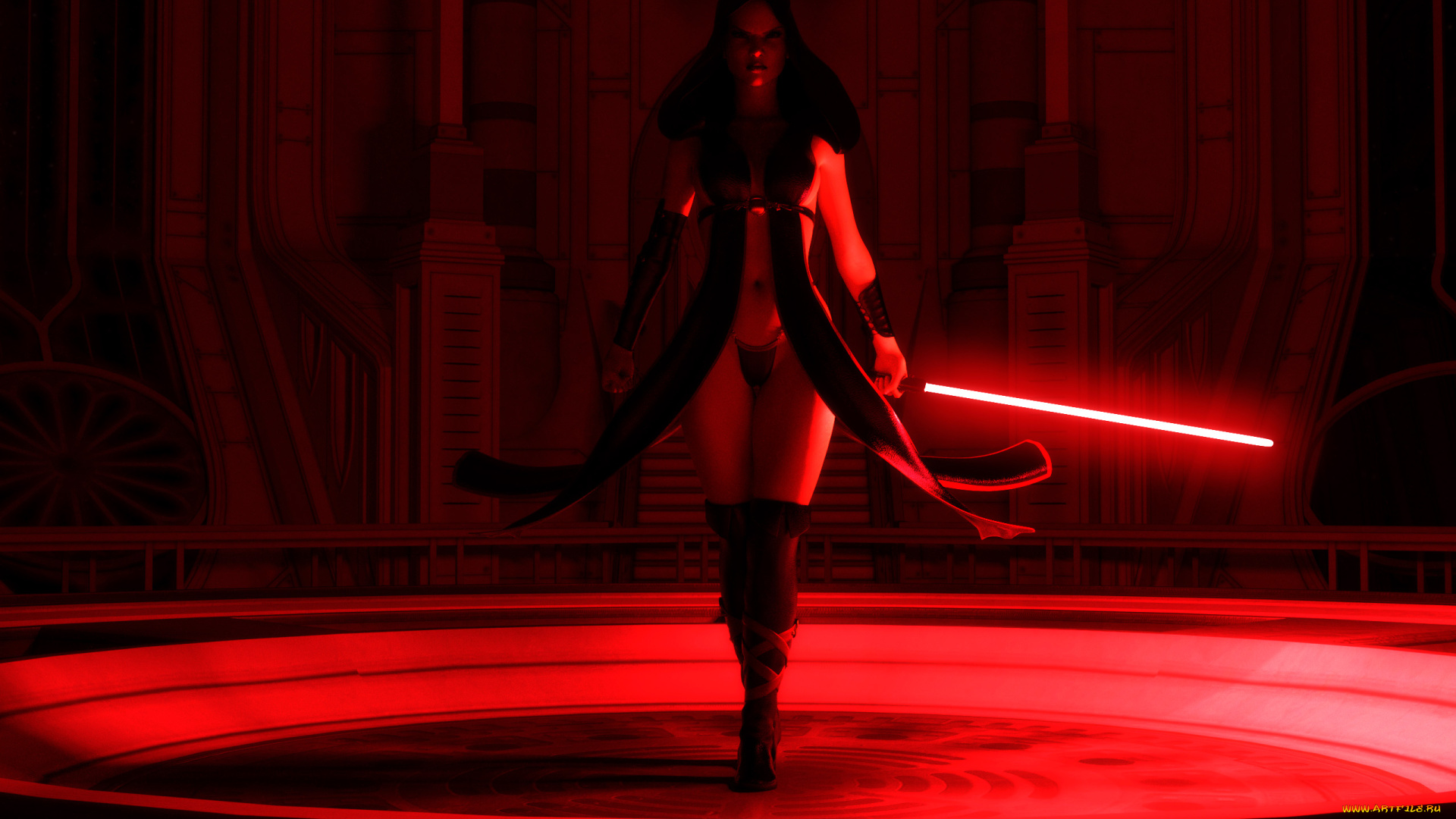 3д, графика, фантазия, , fantasy, девушка, фон, взгляд