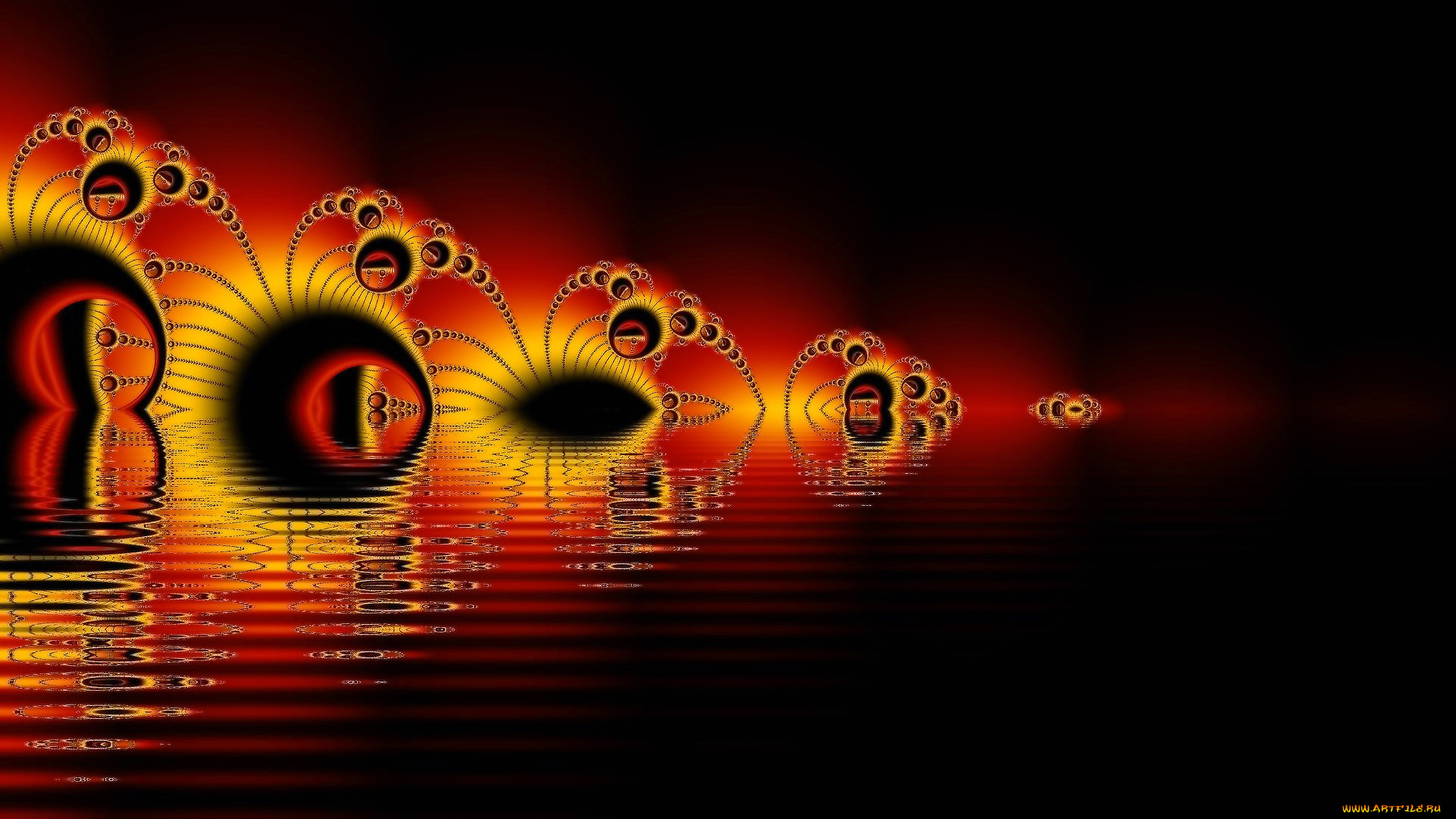 3д, графика, фракталы, , fractal, фрактал, цветок