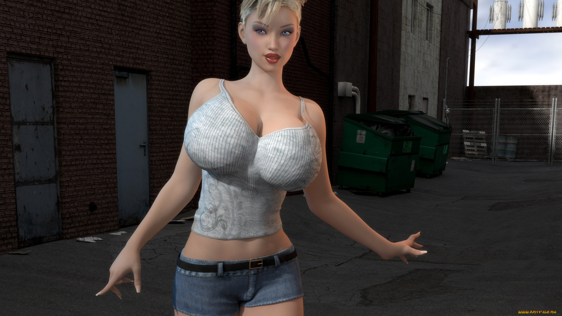 3д, графика, люди, , people, фон, взгляд, девушка