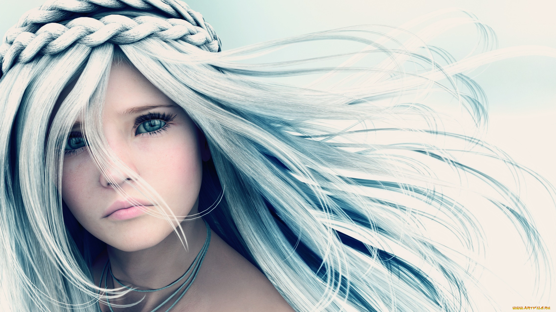 3д, графика, портрет, , portraits, девушка