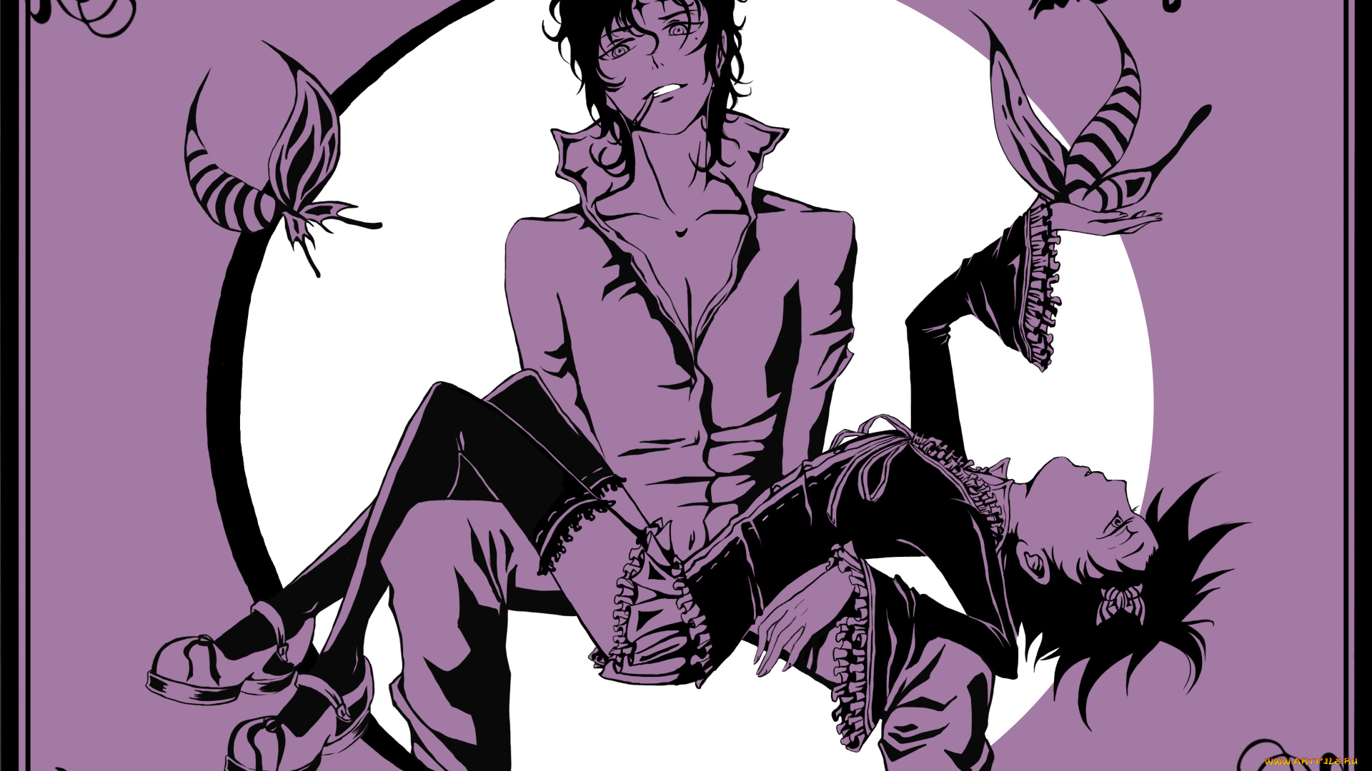 аниме, , gray-man, двое