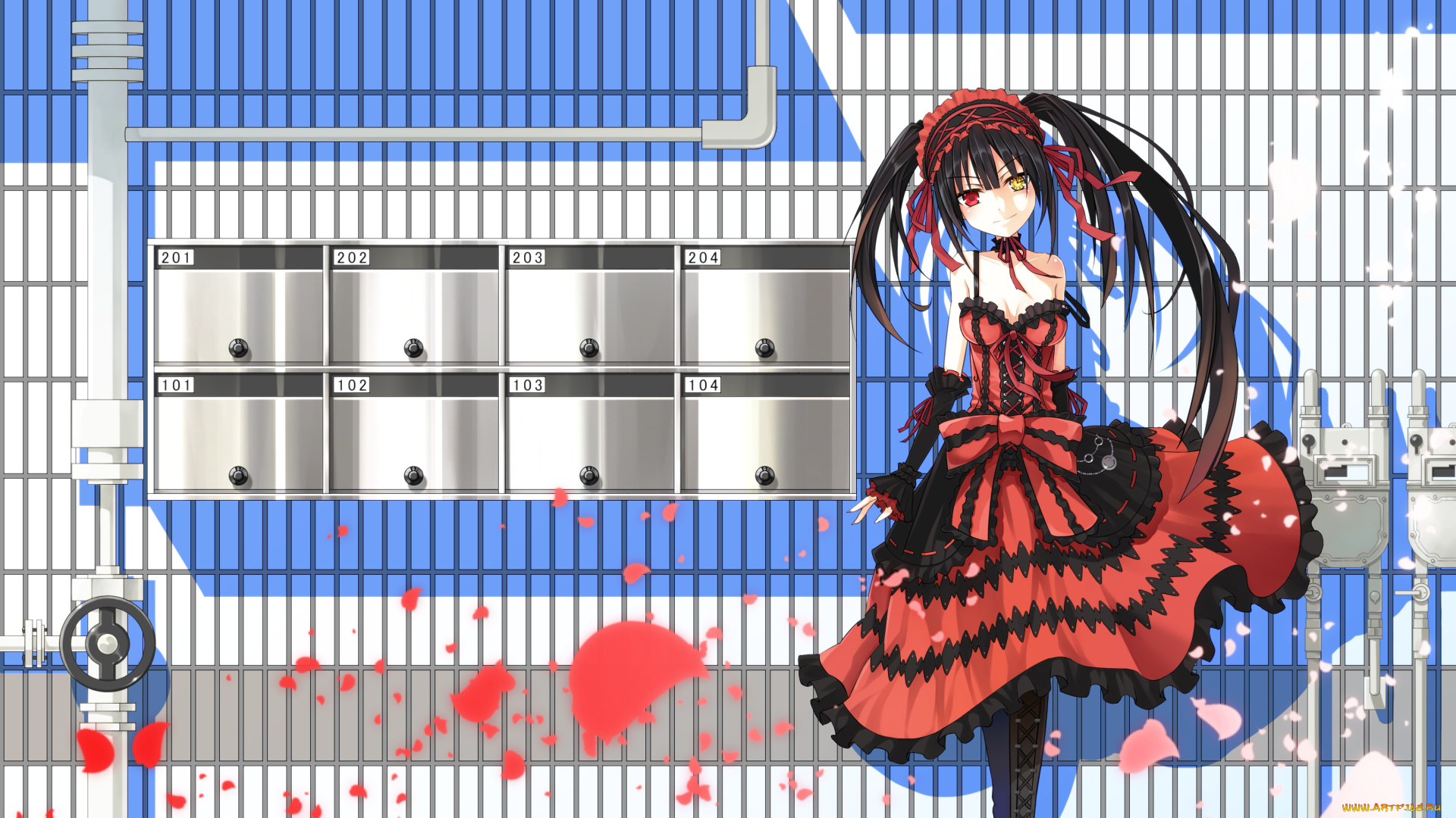 аниме, date, a, live, tokisaki, kurumi