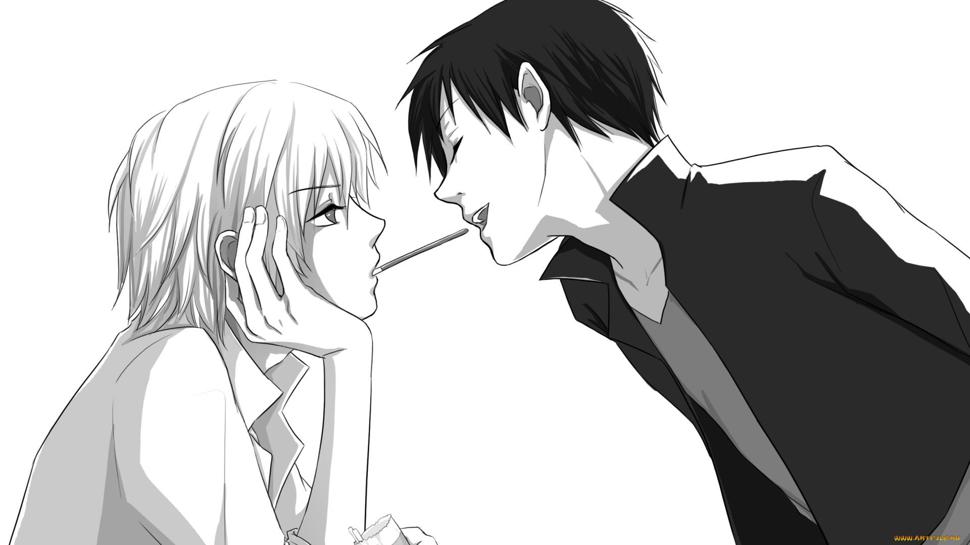 аниме, durarara, парни