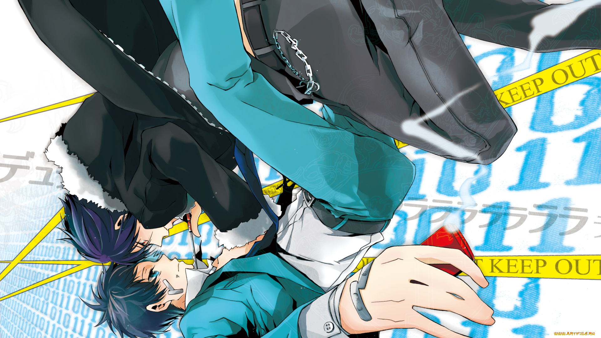 аниме, durarara, парни