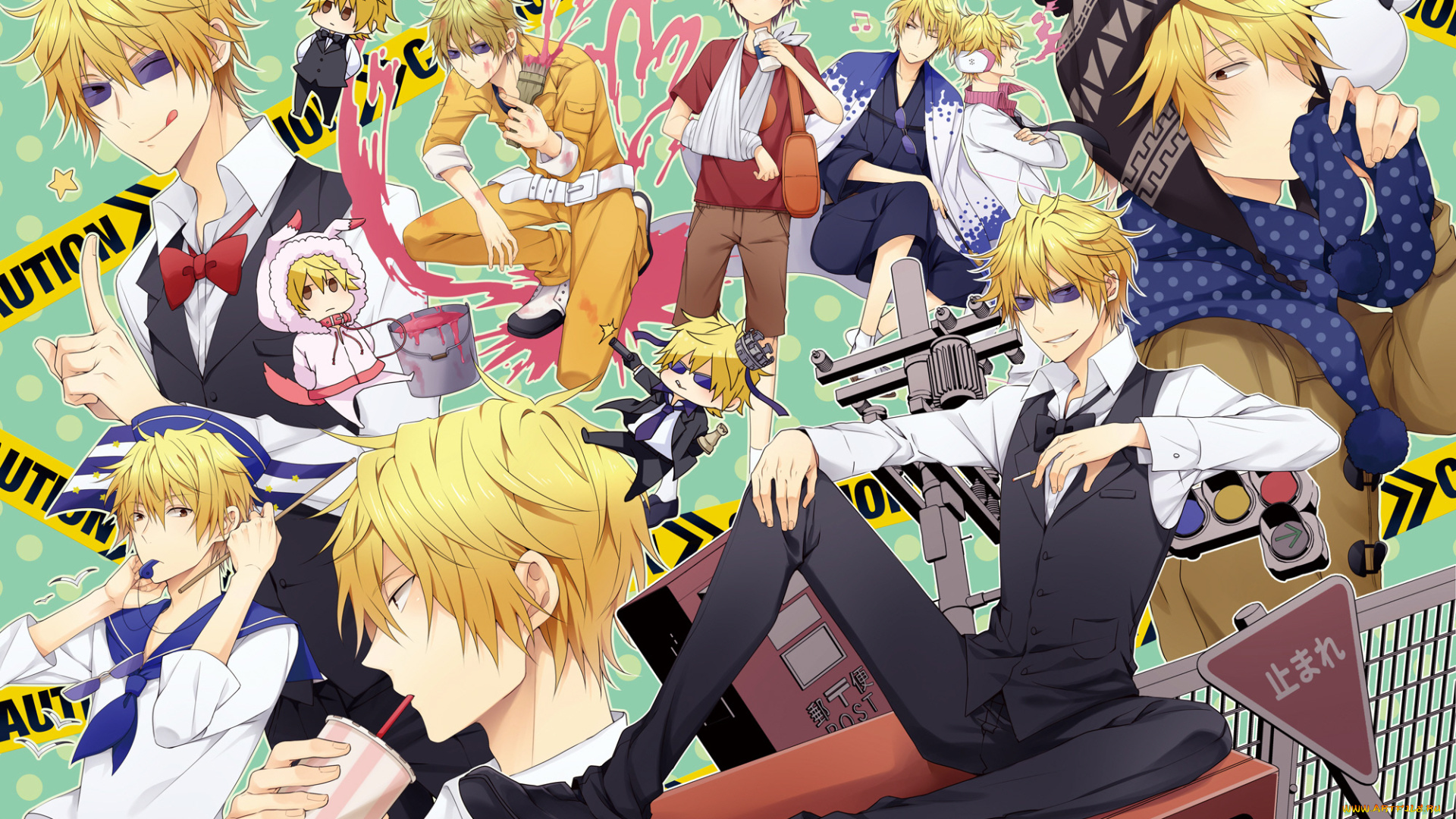 аниме, durarara, шизуо