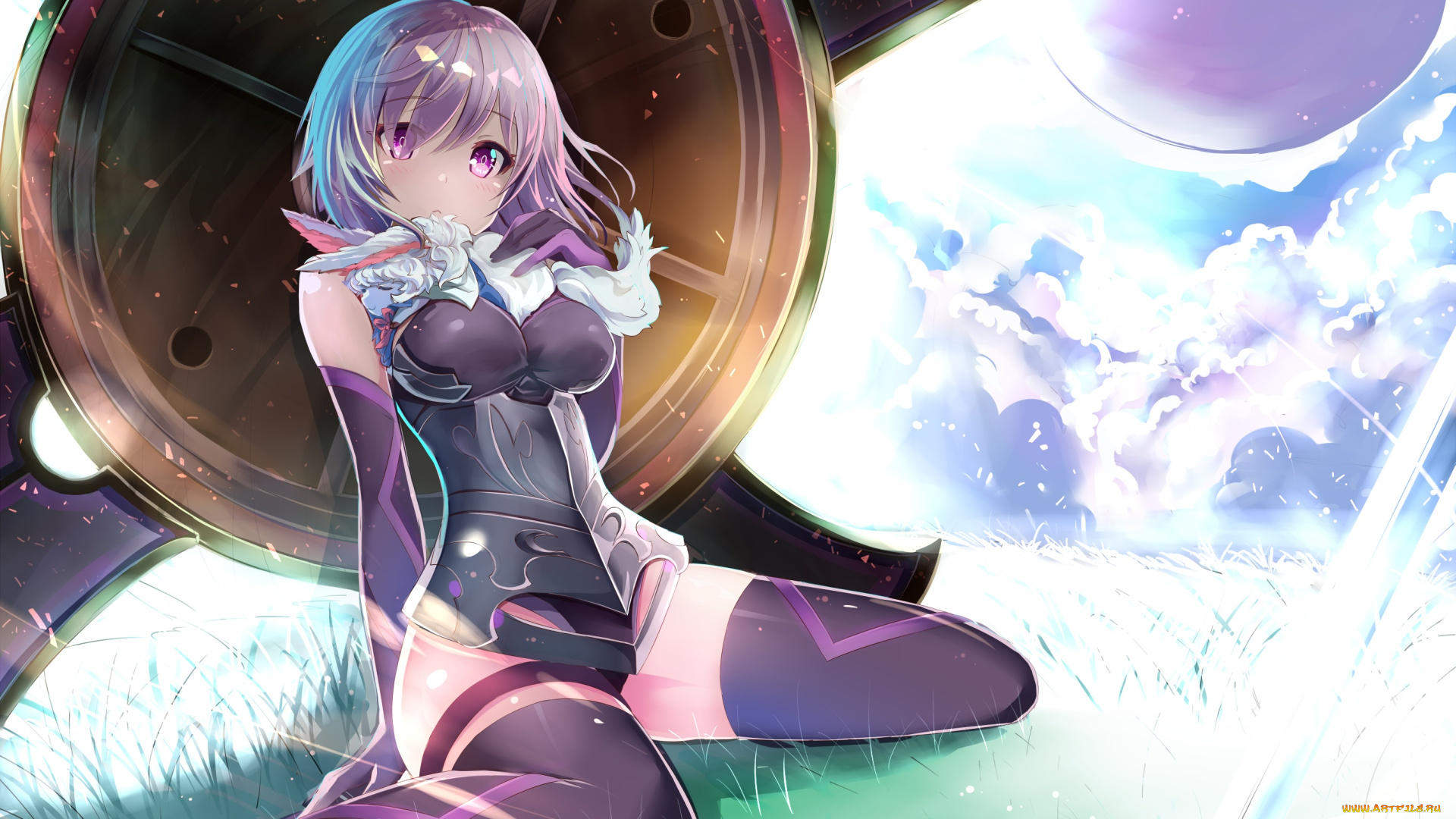 аниме, fate, stay, night, девушка