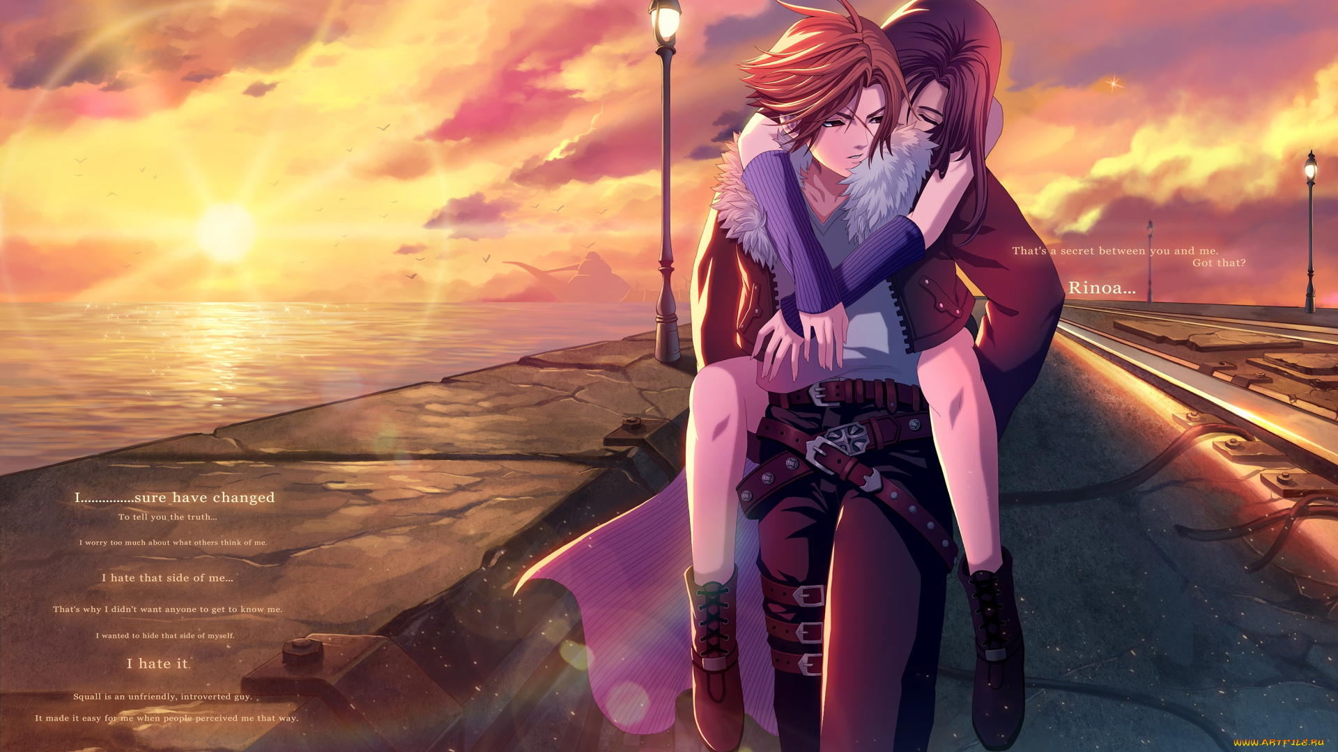 аниме, final, fantasy, final, fantasy, viii