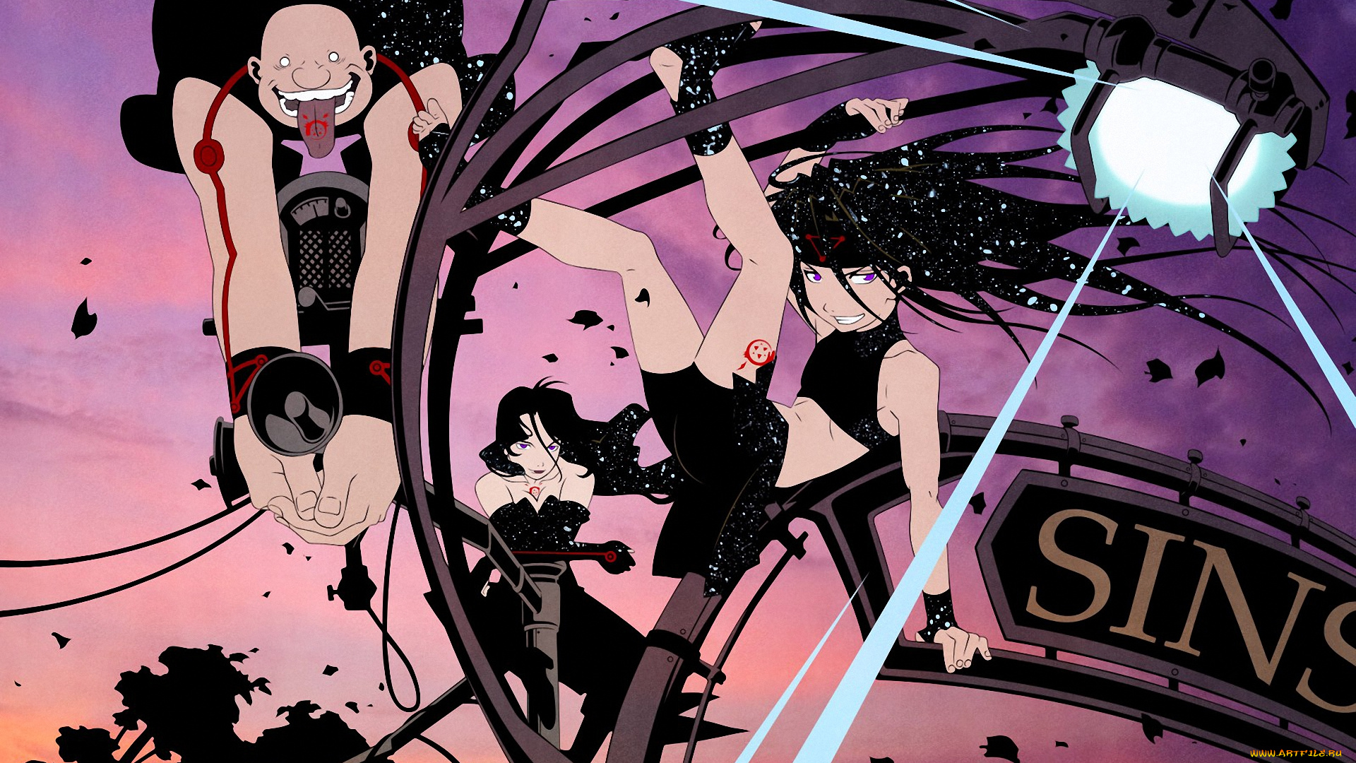 аниме, fullmetal, alchemist, homunculi, гомункулы, lust, envy, gluttony