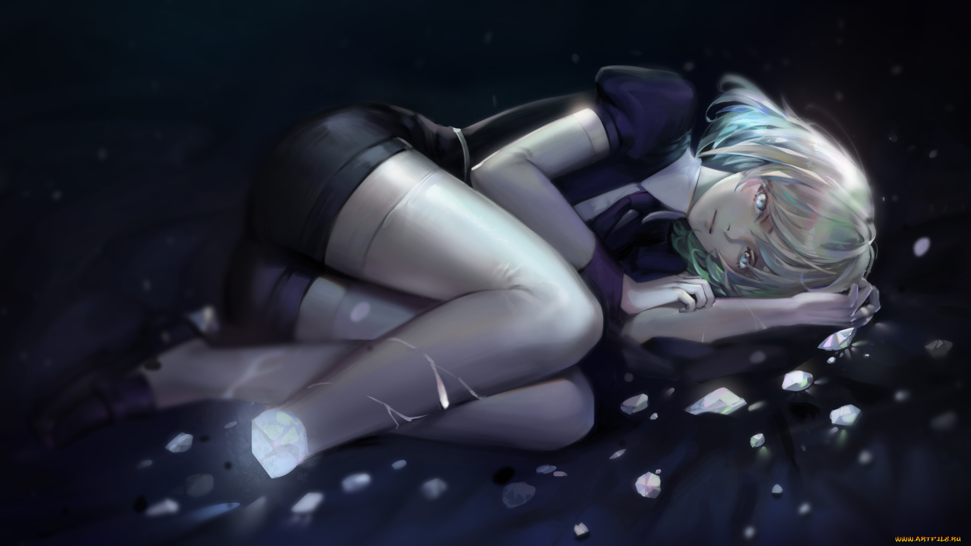 аниме, houseki, no, kuni, diamond, houseki, no, kuni