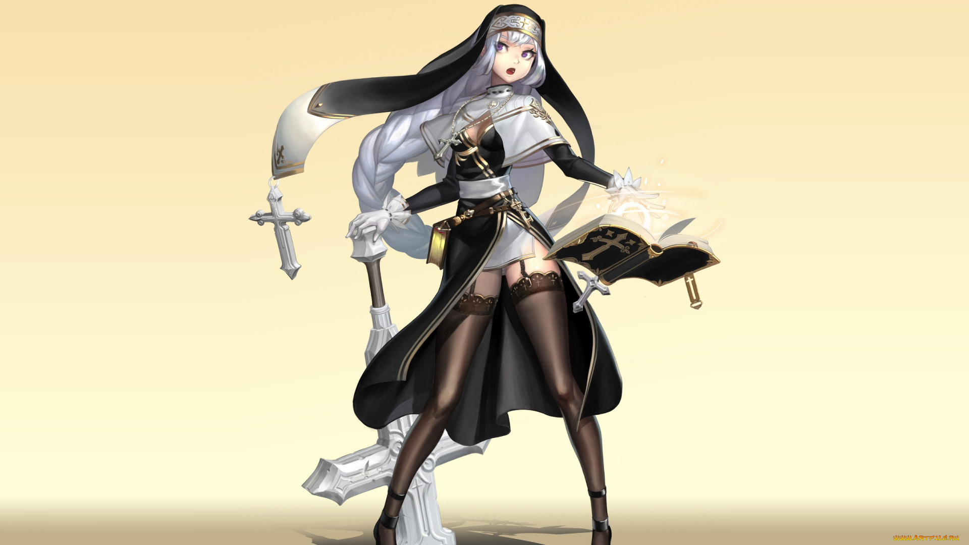 аниме, оружие, , техника, , технологии, девушка