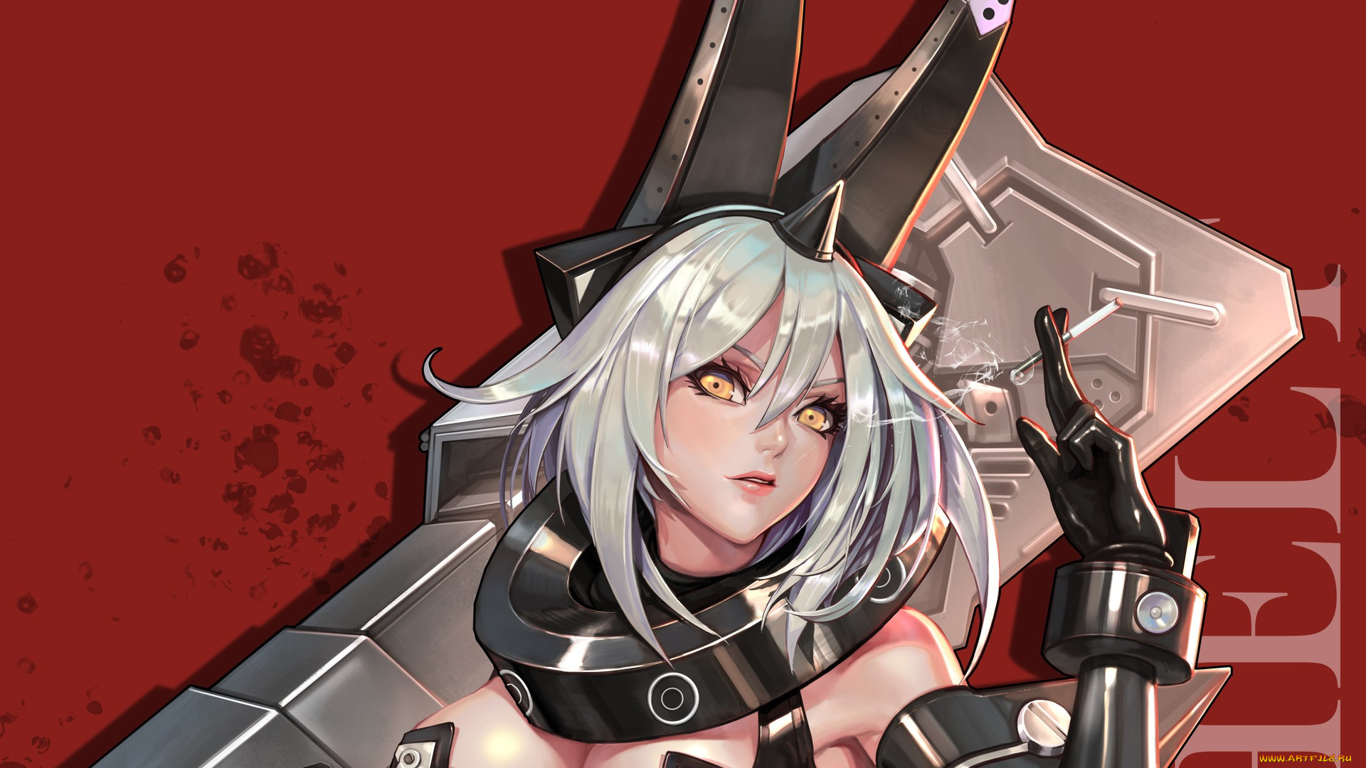 аниме, оружие, , техника, , технологии, девушка