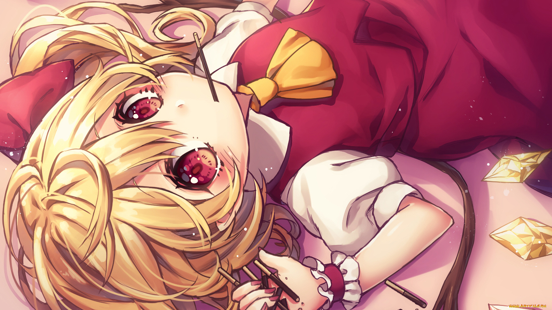 аниме, touhou, девочка