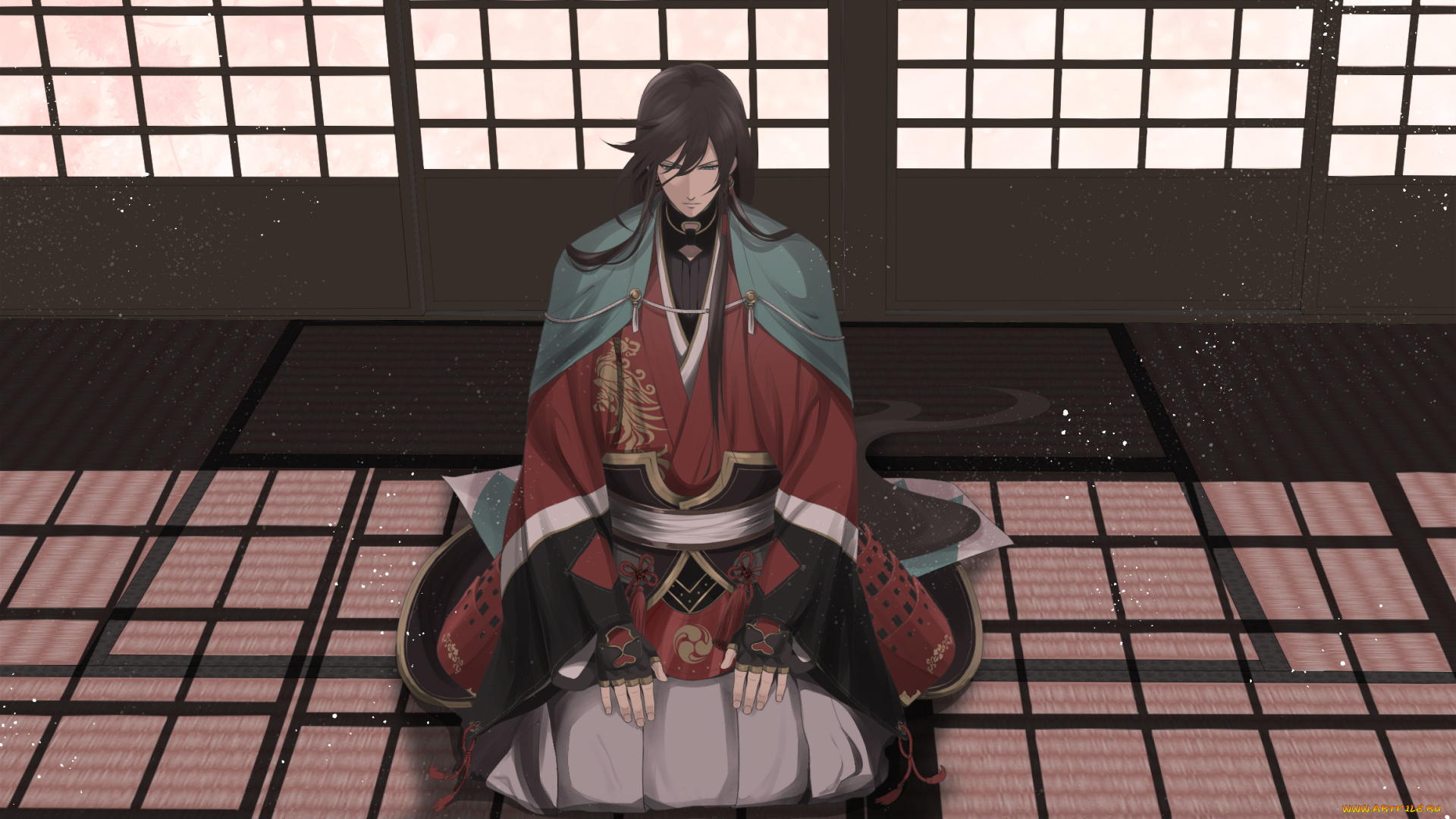 аниме, touken, ranbu, парень