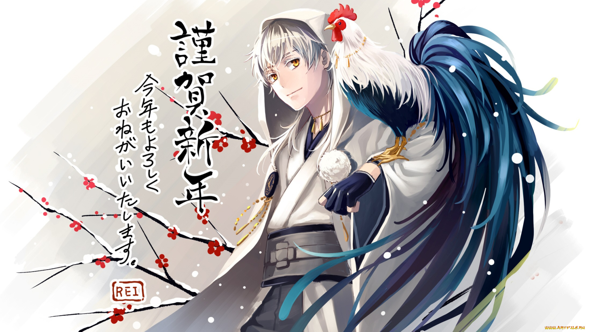 аниме, touken, ranbu, парень