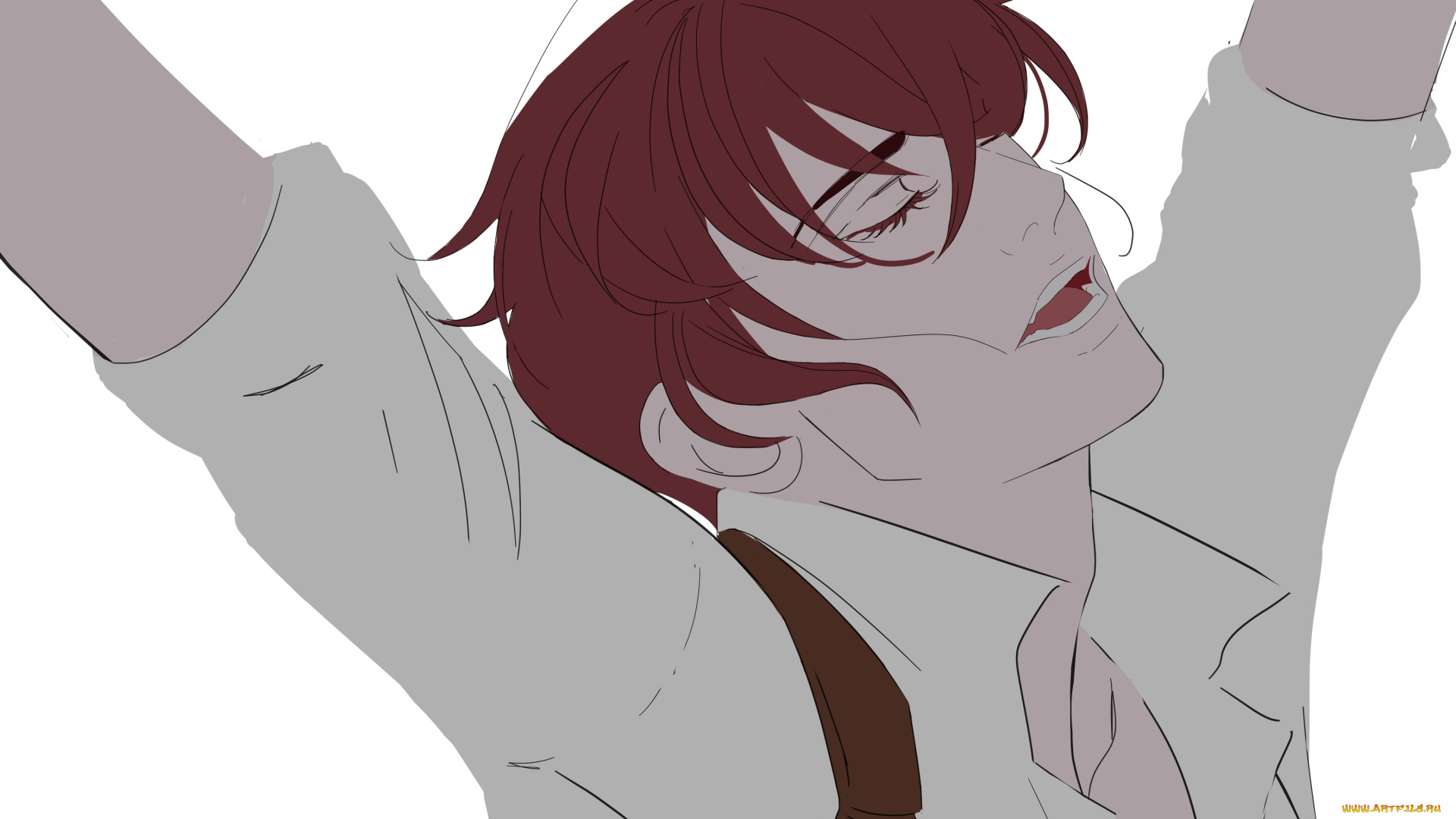 аниме, touken, ranbu, парень