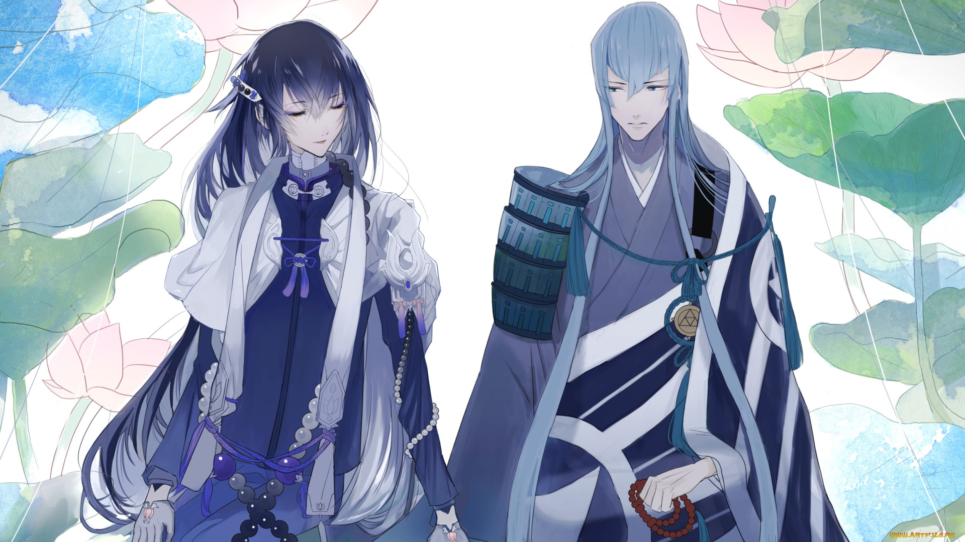 аниме, touken, ranbu, парни