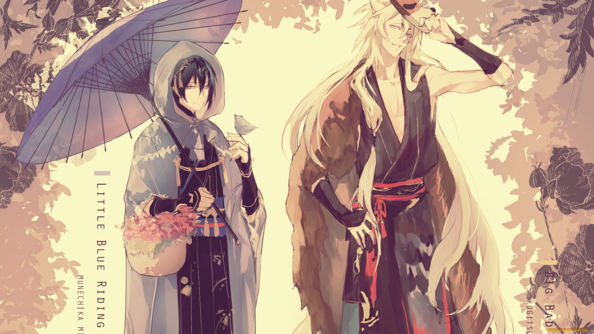 аниме, touken, ranbu, парни