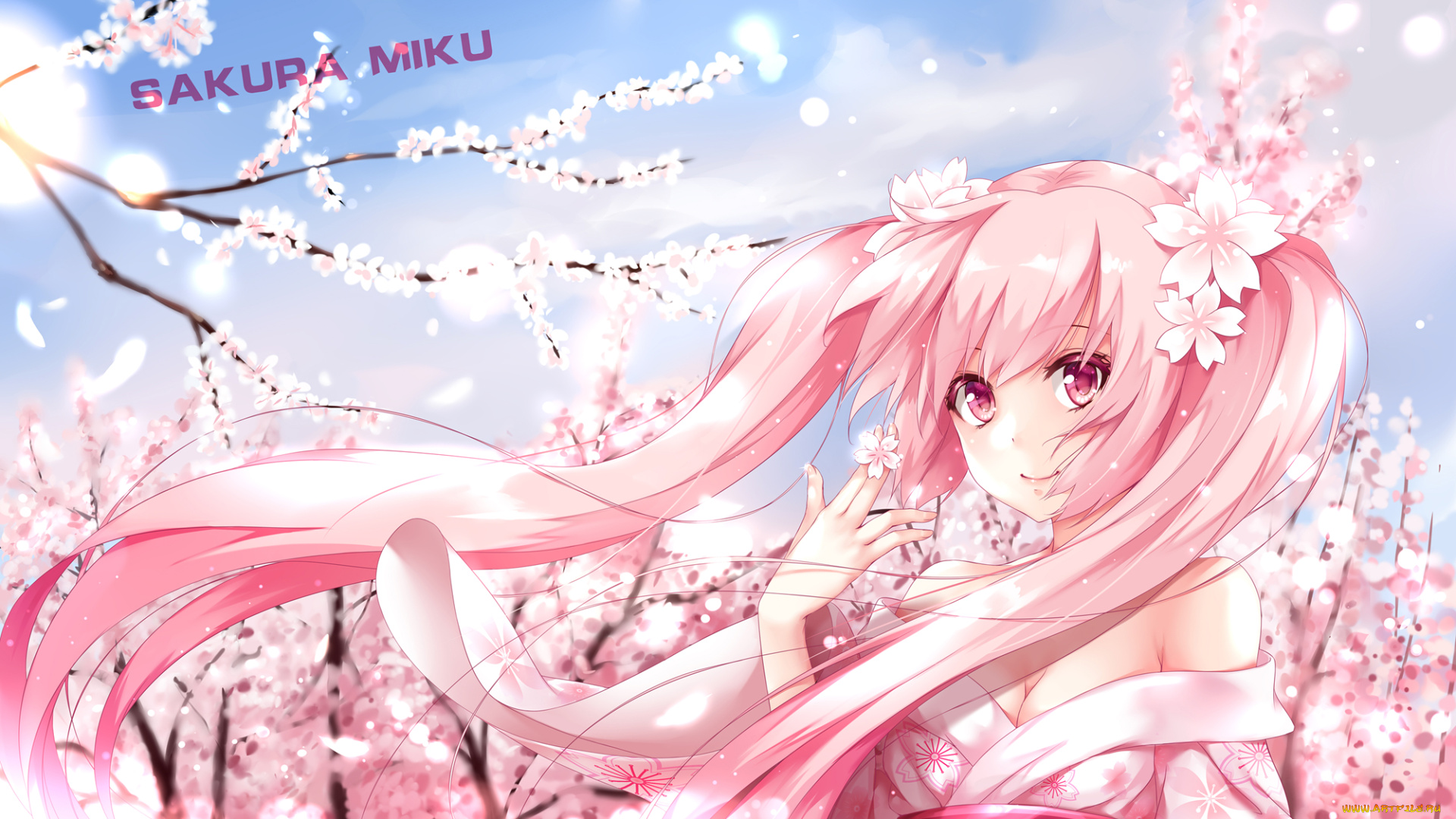 аниме, vocaloid, девочка