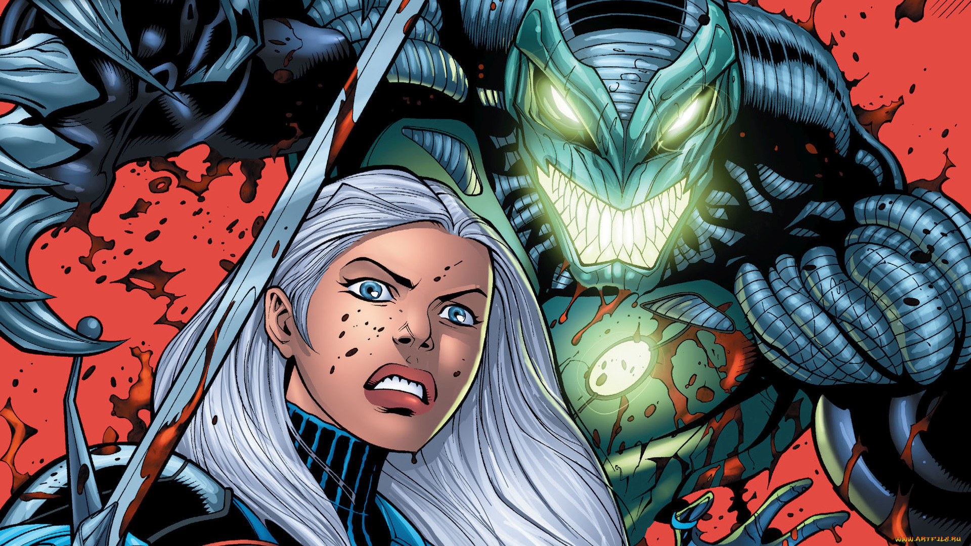 рисованное, комиксы, the, ravagers