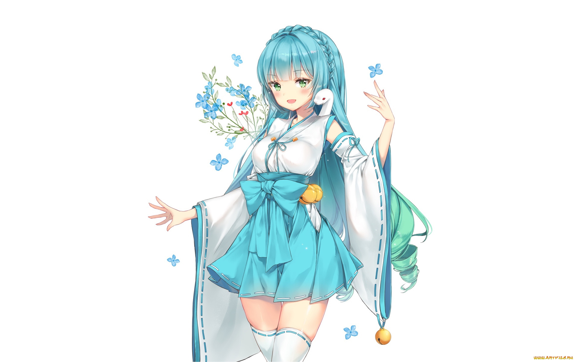 аниме, unknown, , другое, , девушка, взгляд, фон