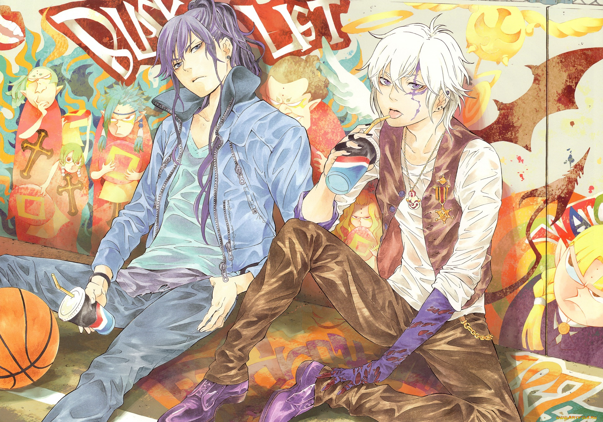 аниме, , gray-man, парни