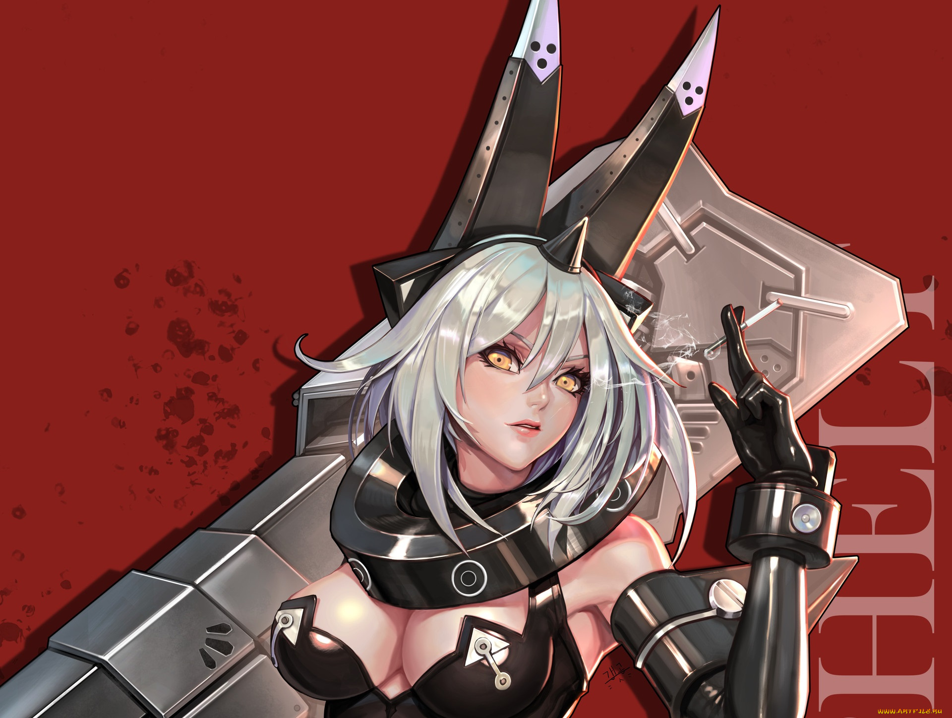 аниме, оружие, , техника, , технологии, девушка