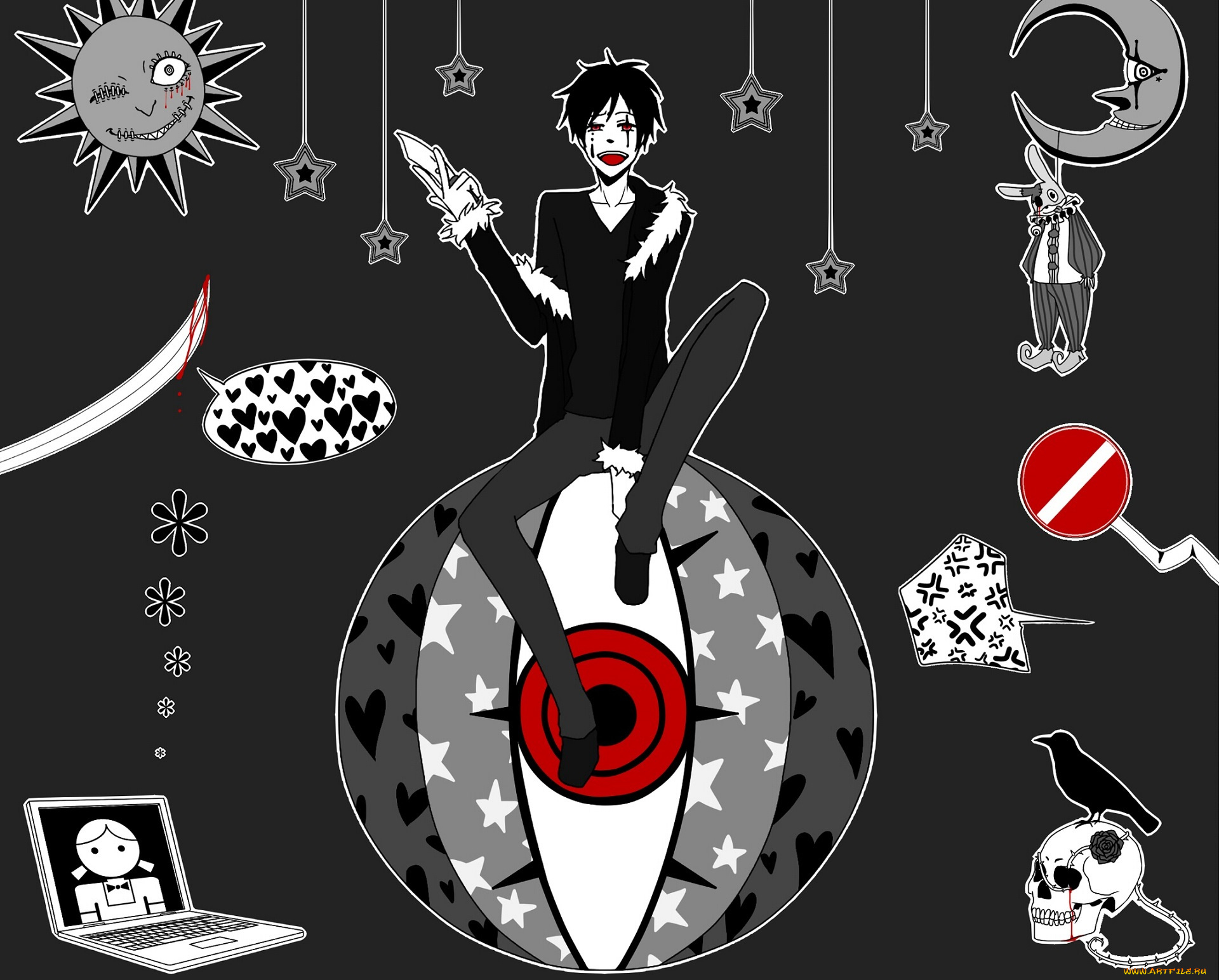 аниме, durarara, изая