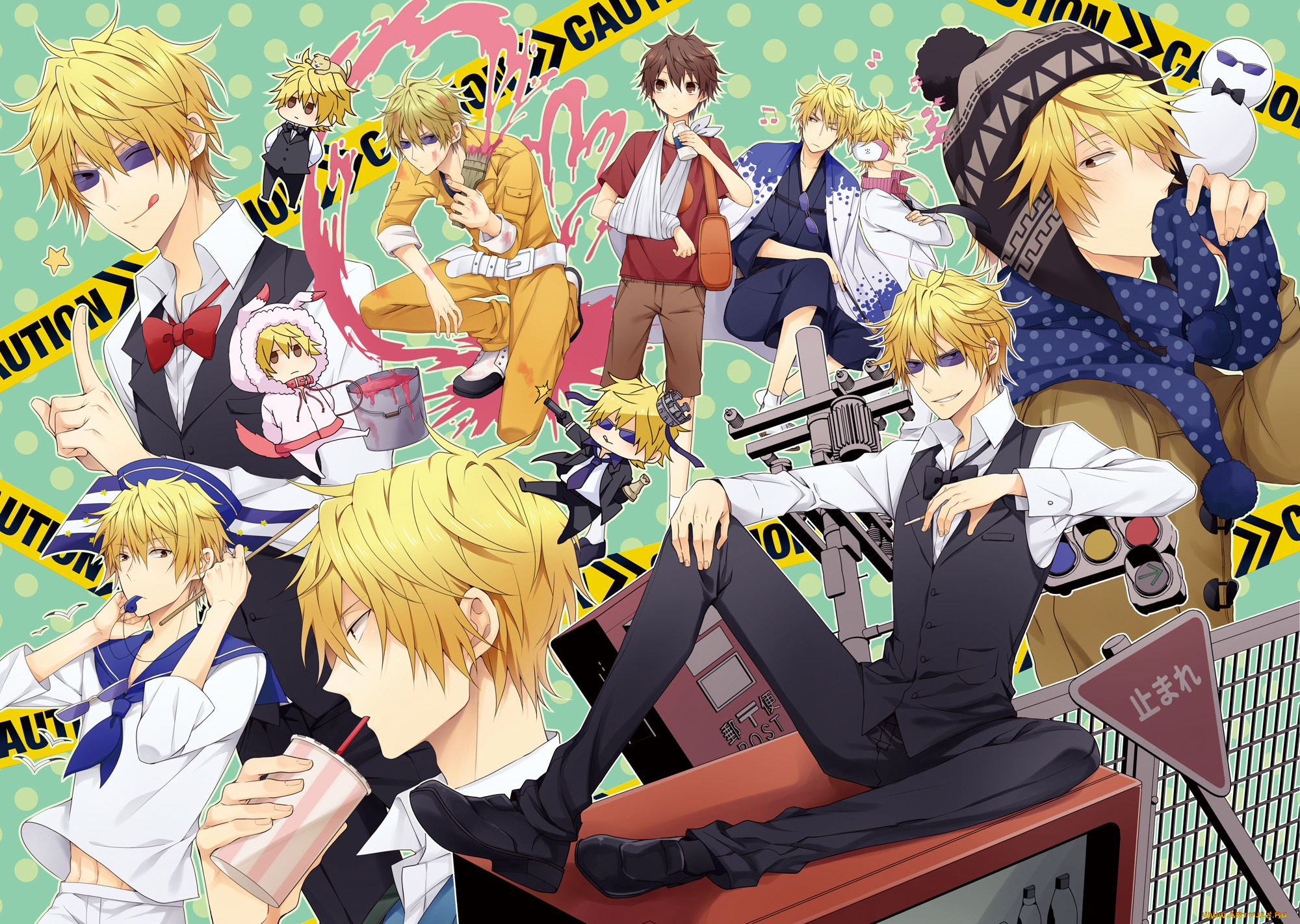 аниме, durarara, шизуо