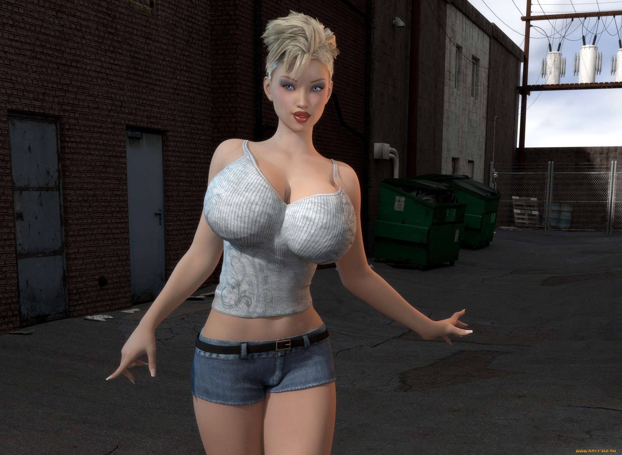 3д, графика, люди, , people, фон, взгляд, девушка