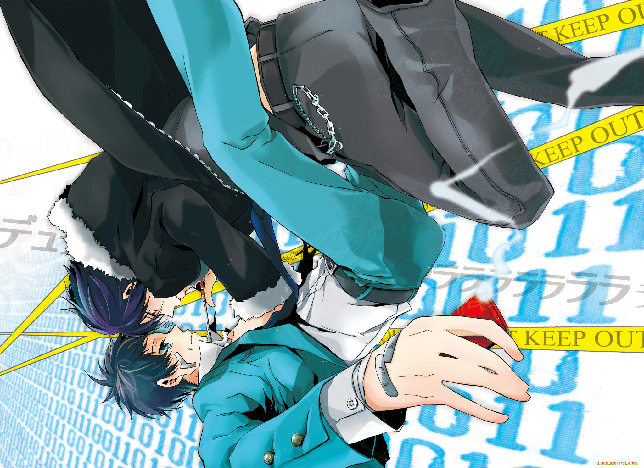 аниме, durarara, парни