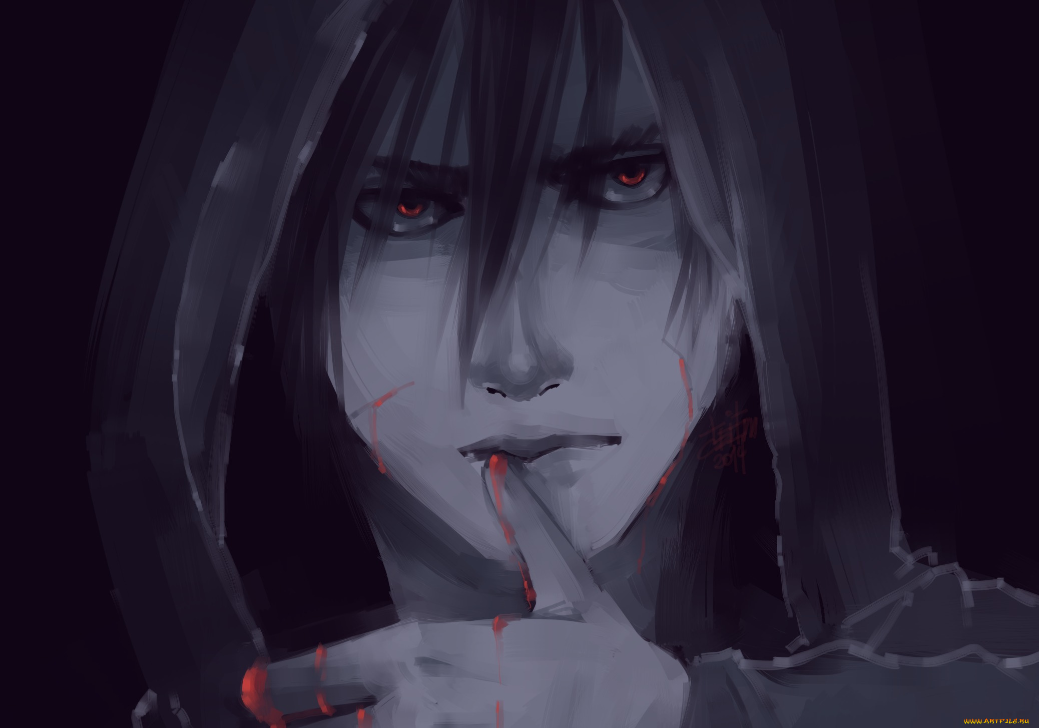 аниме, unknown, , другое, , взгляд, парень